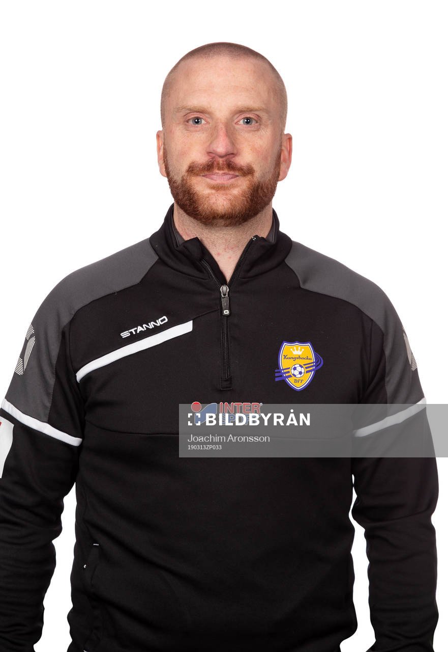 Kungsbackas tränare Henrik Korhonen poserar för ett porträtt den 13 mars 2019 i Kungsbacka.