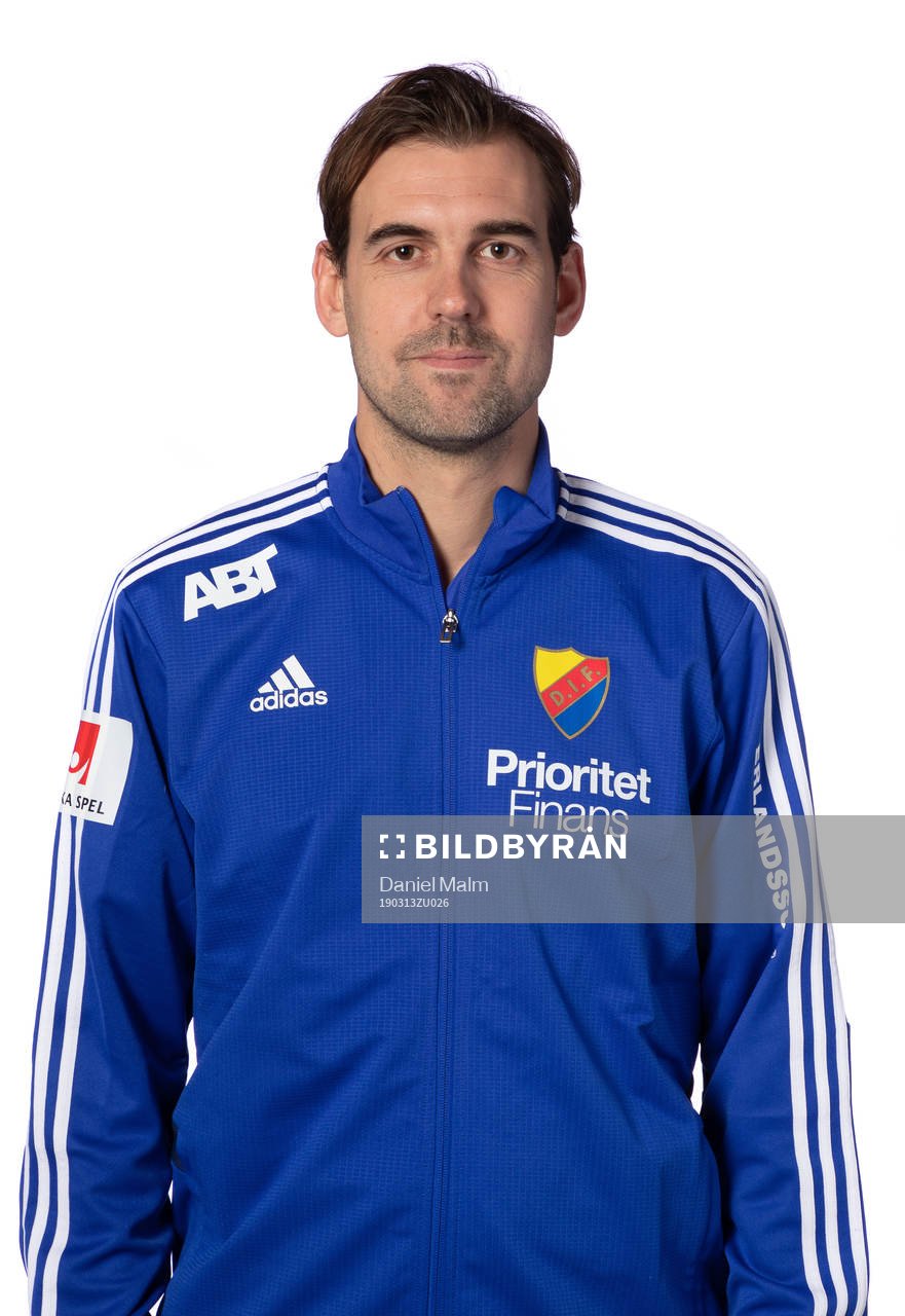 Djurgårdens tränare Joel Riddez