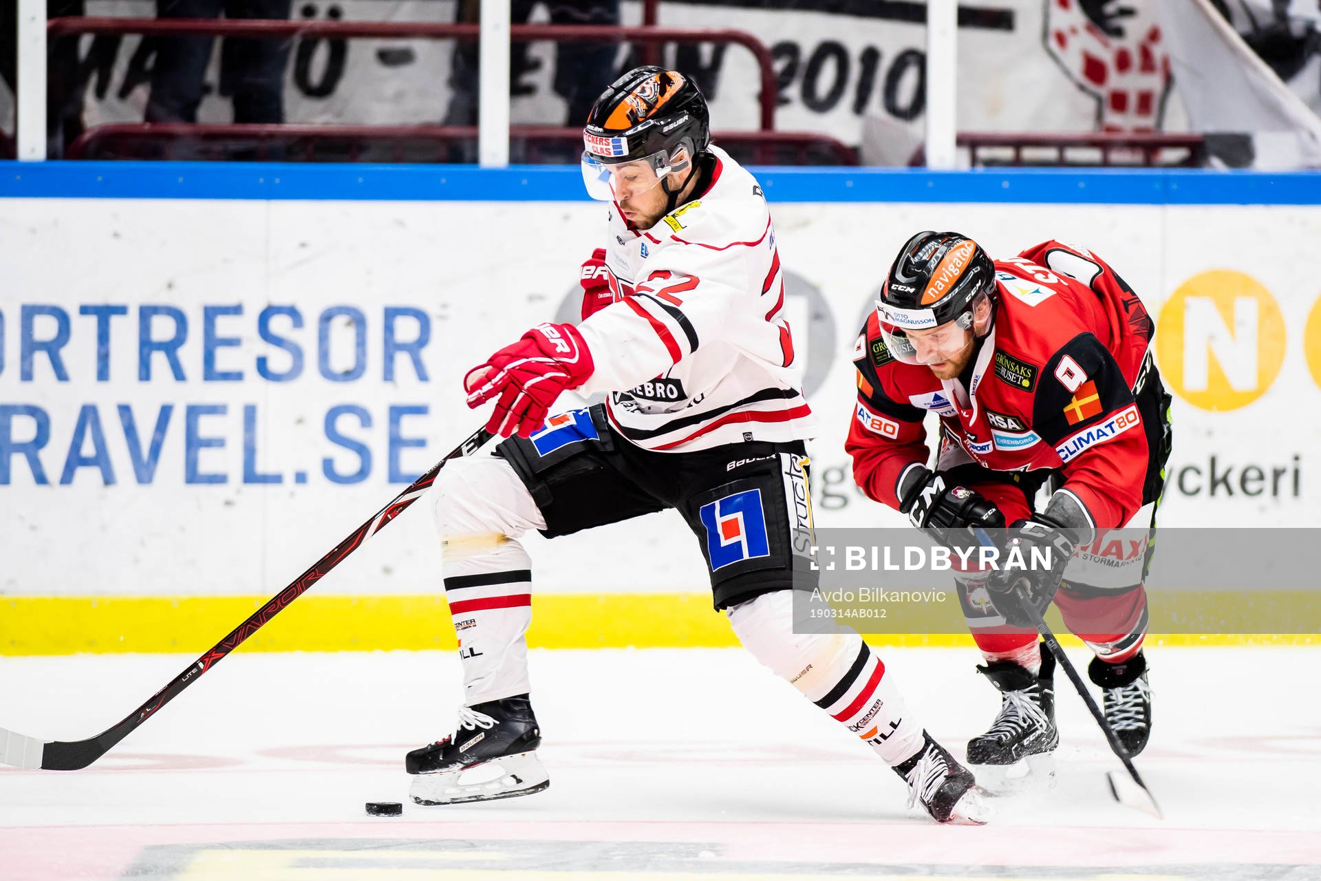 Örebros Jonathan Andersson och Malmö Redhawks Frederik