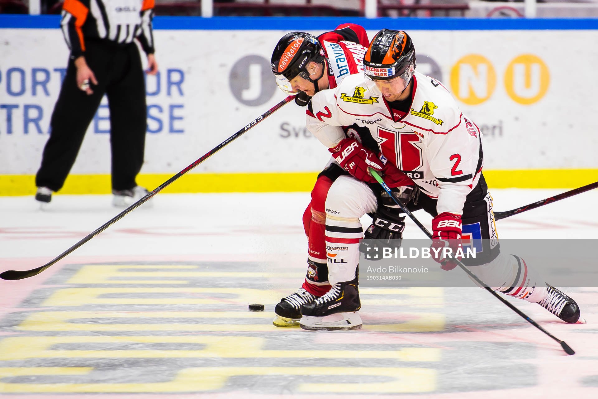 Örebros Rasmus Rissanen och Malmö Redhawks Fredrik