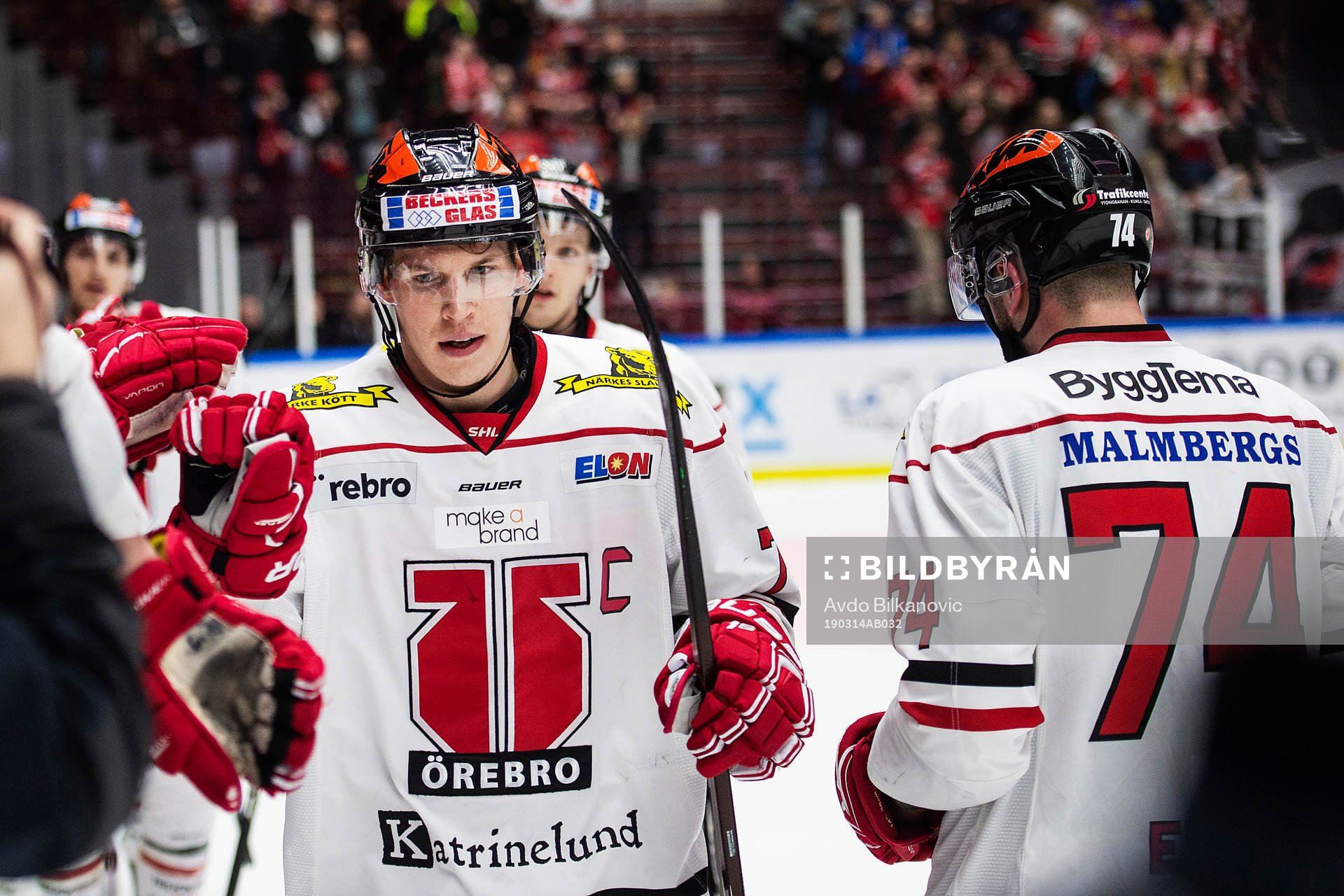 Örebros Jere Sallinen jublar