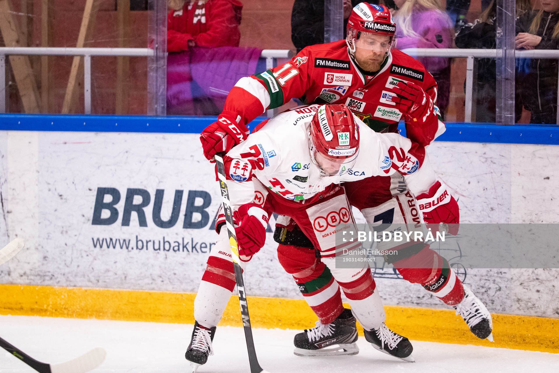 Moras Alexander Hilmerson och Timrås Sebastian Ohlsson