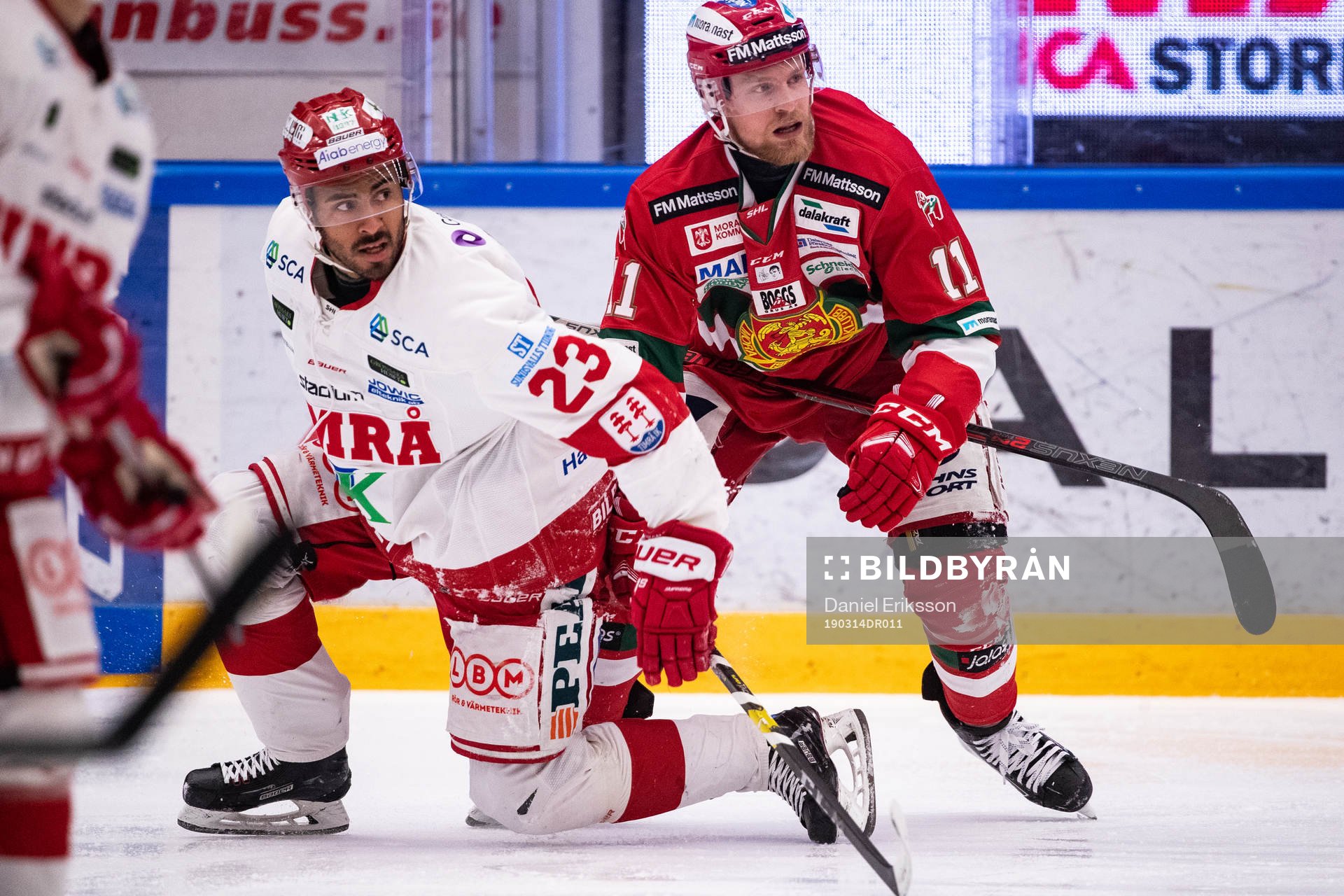 Moras Alexander Hilmerson och Timrås Jeremy Boyce-Rotevall