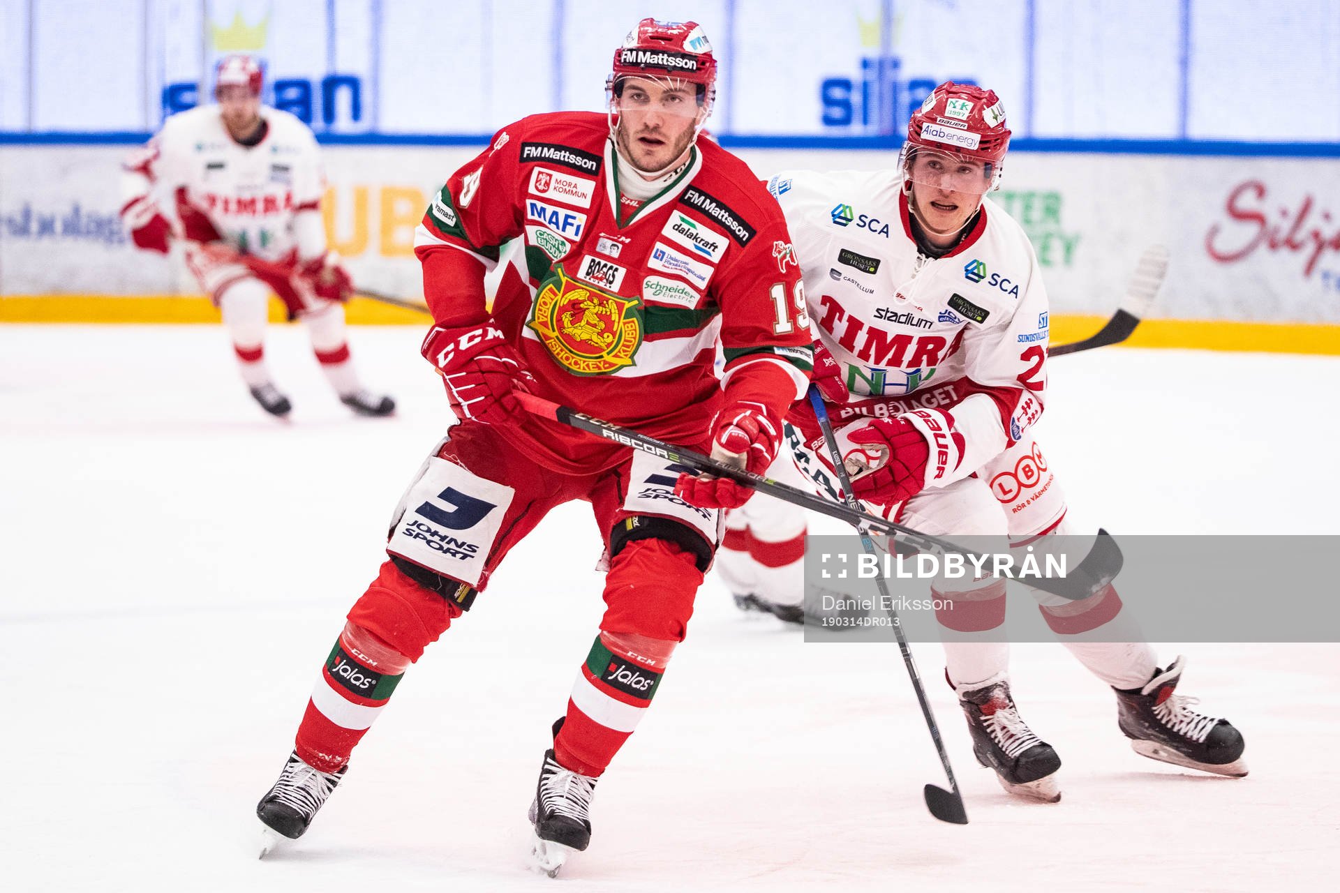 Moras John Persson och Timrås Sebastian Kaijser