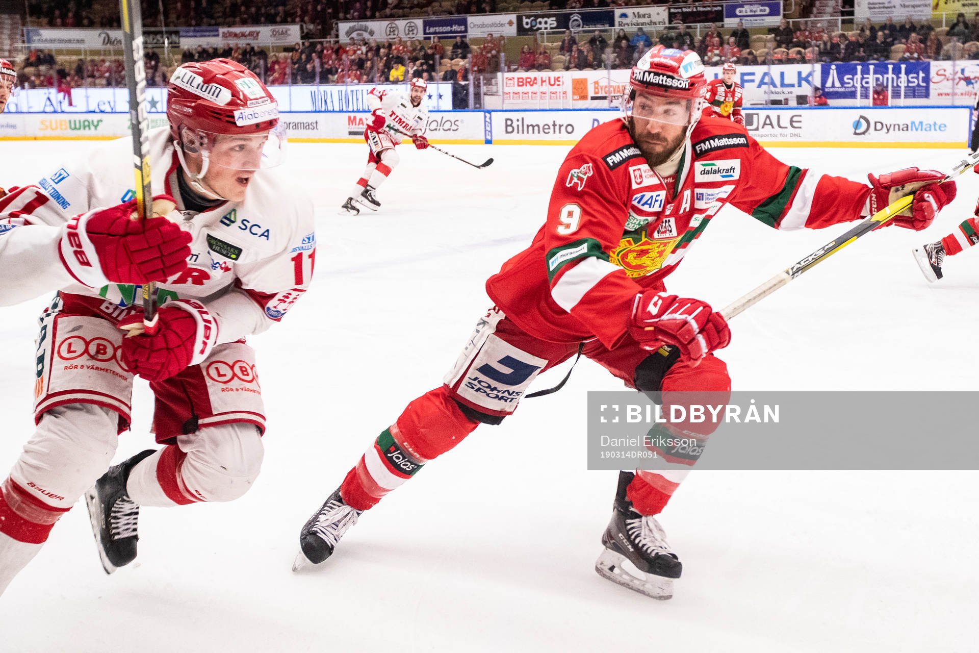 Moras Andrew Rowe och Timrås Henrik Törnqvist