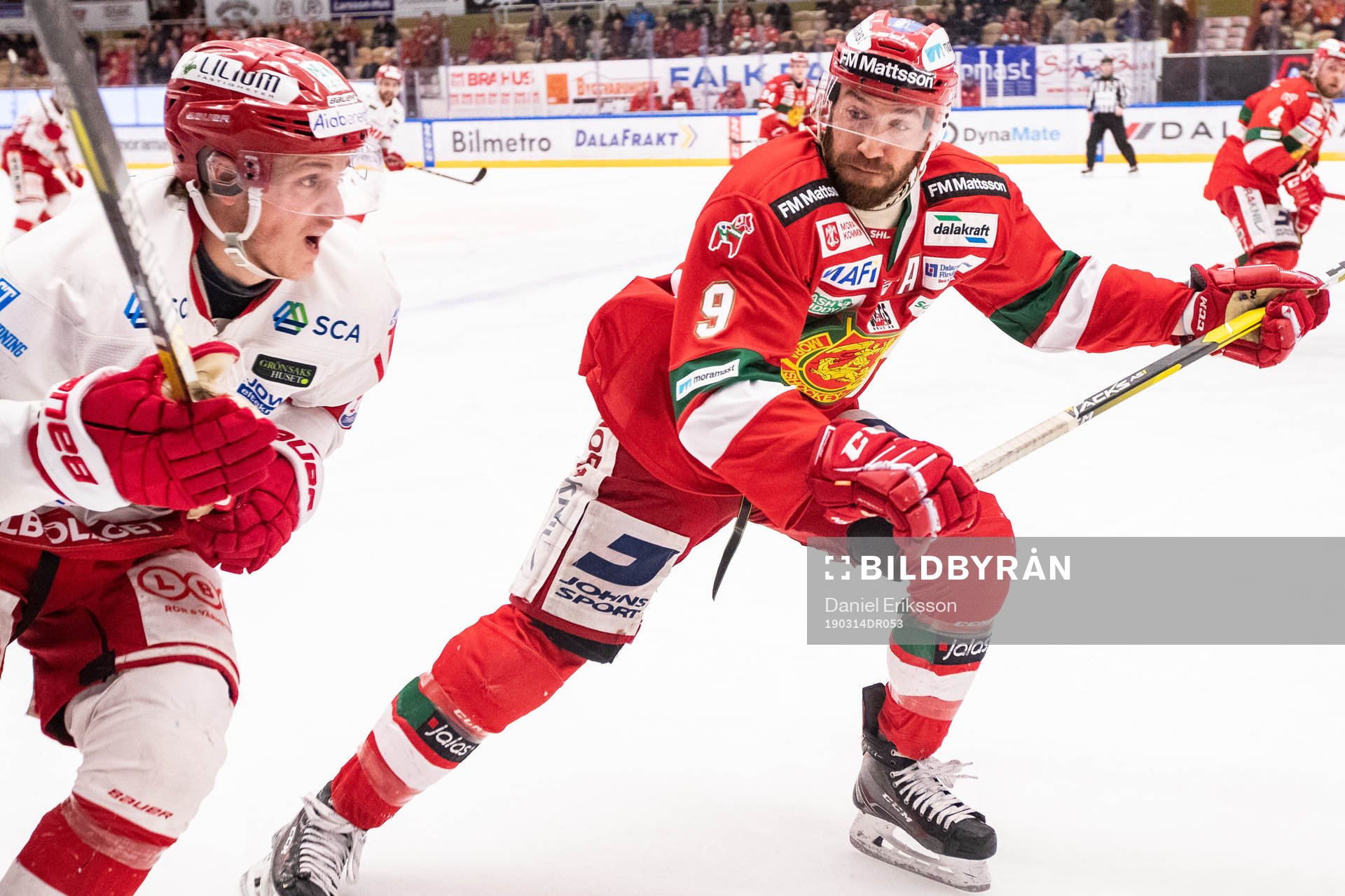 Moras Andrew Rowe och Timrås Henrik Törnqvist