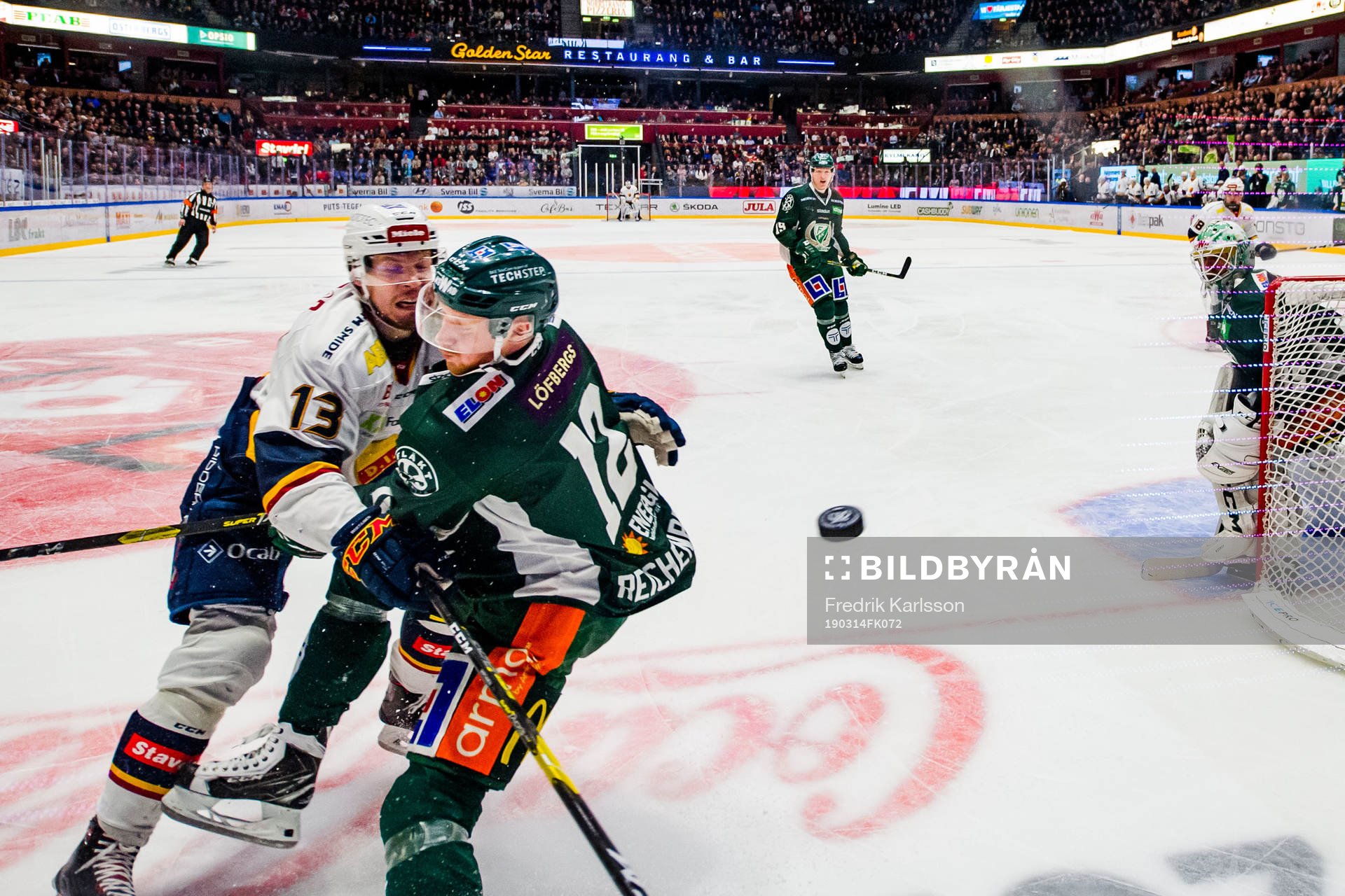 Djurgårdens Petteri Wirtanen och Färjestads Alexander