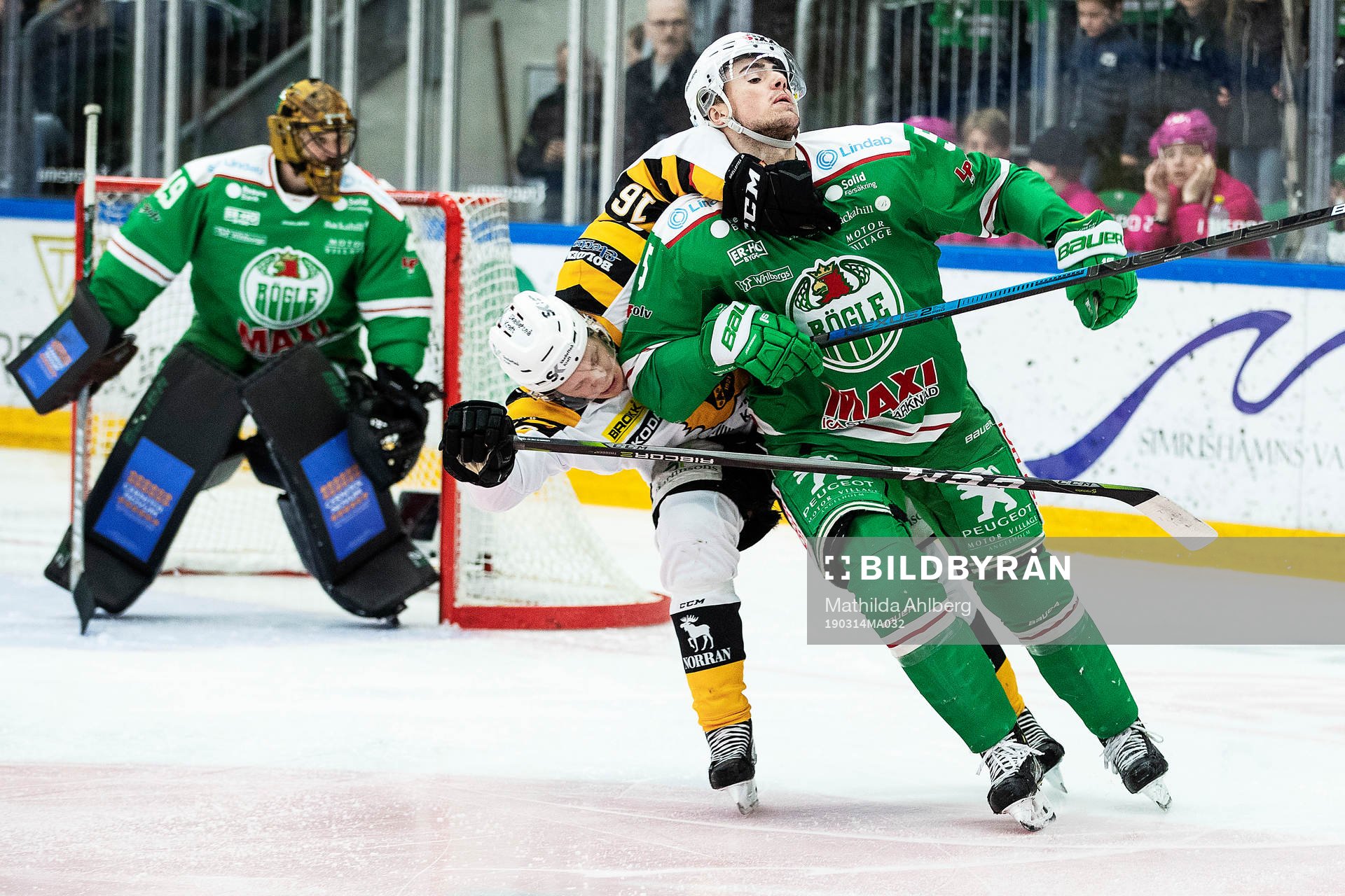 Skellefteås Linus Lindström och Rögles Alen Bibic