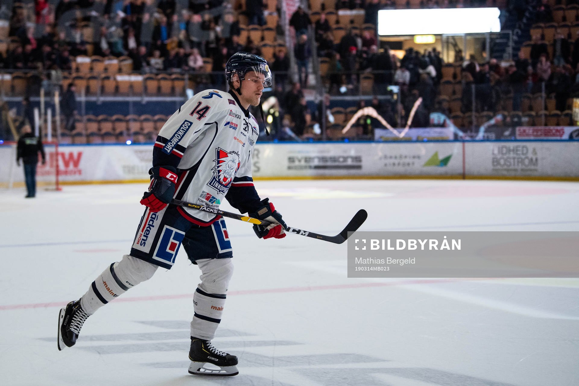 Linköpings Kristoffer Gunnarsson i periodpaus