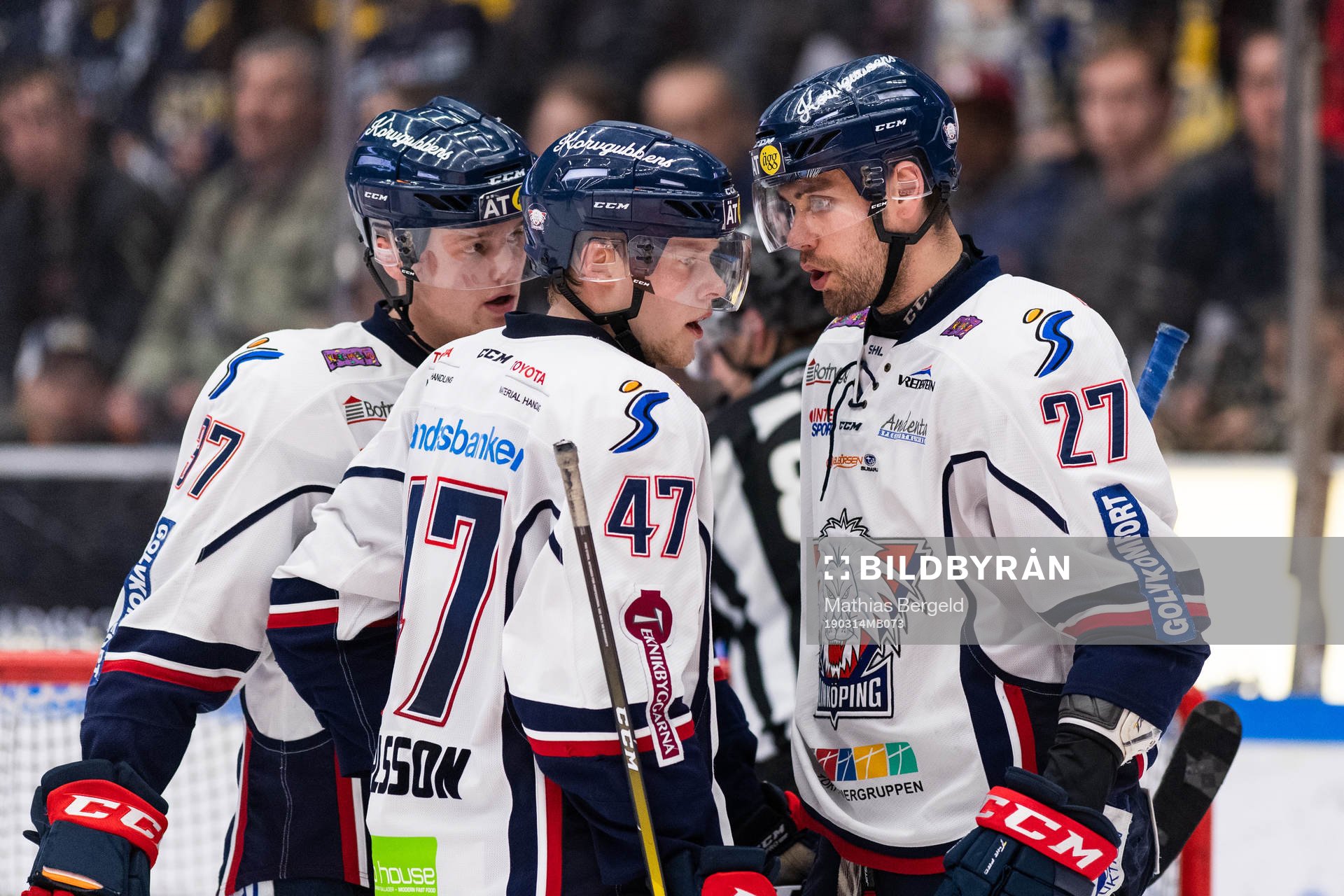 Linköpings Fredrik Karlström, Anton Karlsson och Dan