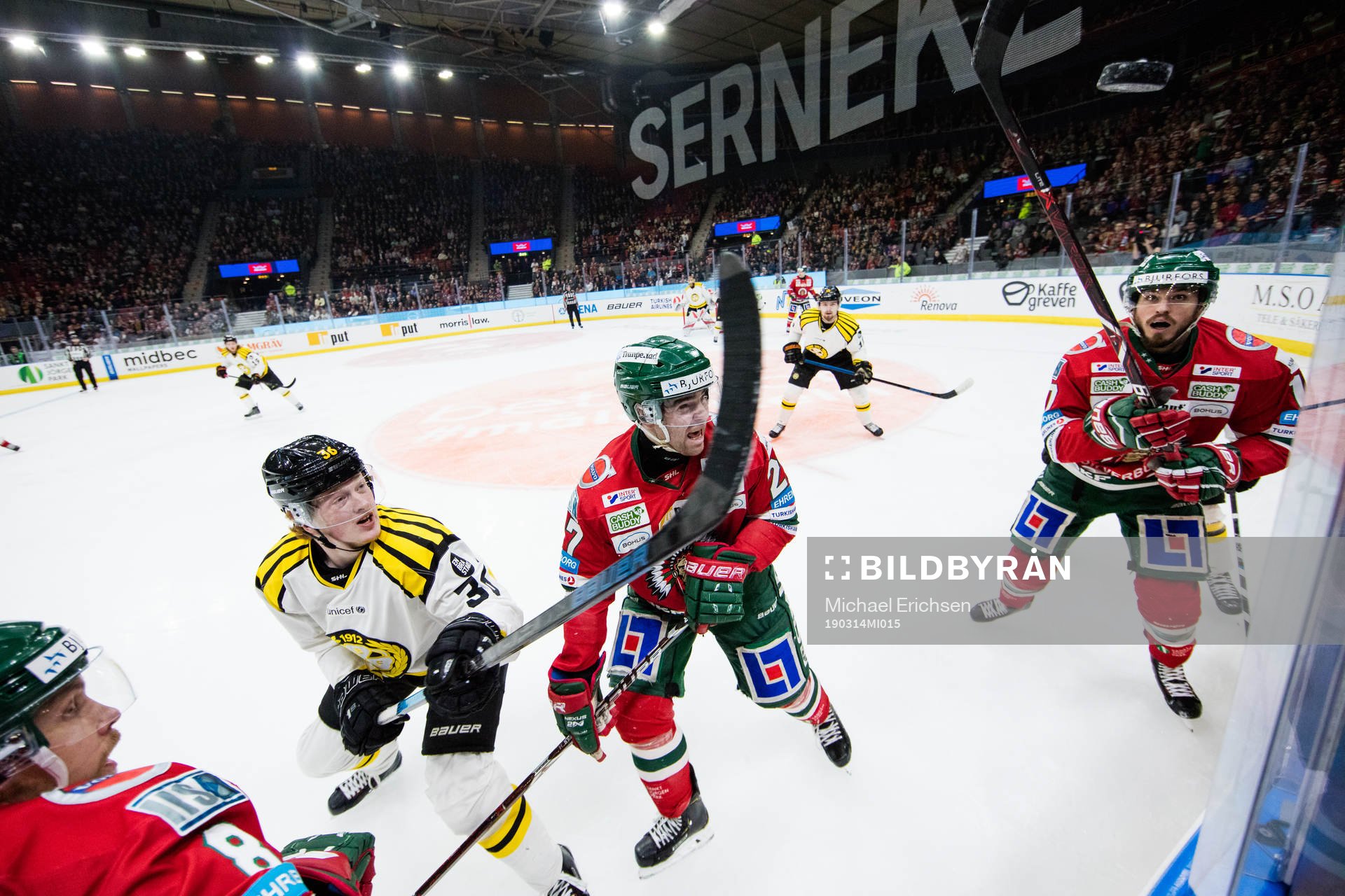 Brynäs Samuel Solem och Frölundas Viktor Ekbom, Ponthus