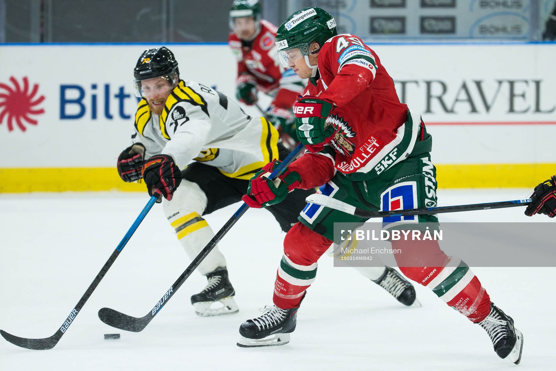 Brynäs Joachim Rohdin och Frölundas Rhett Rakshani