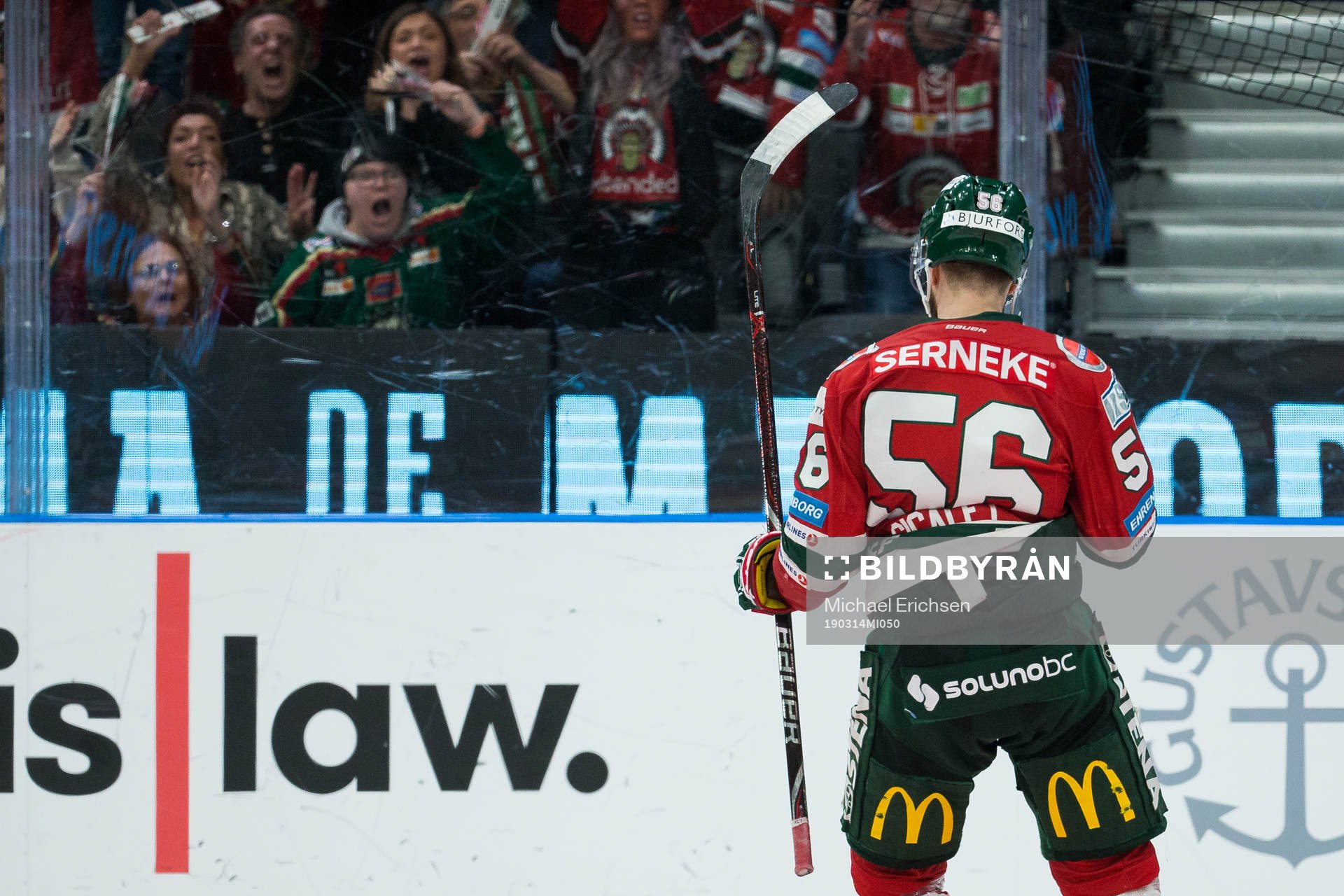 Frölundas Jonathan Sigalet jublar