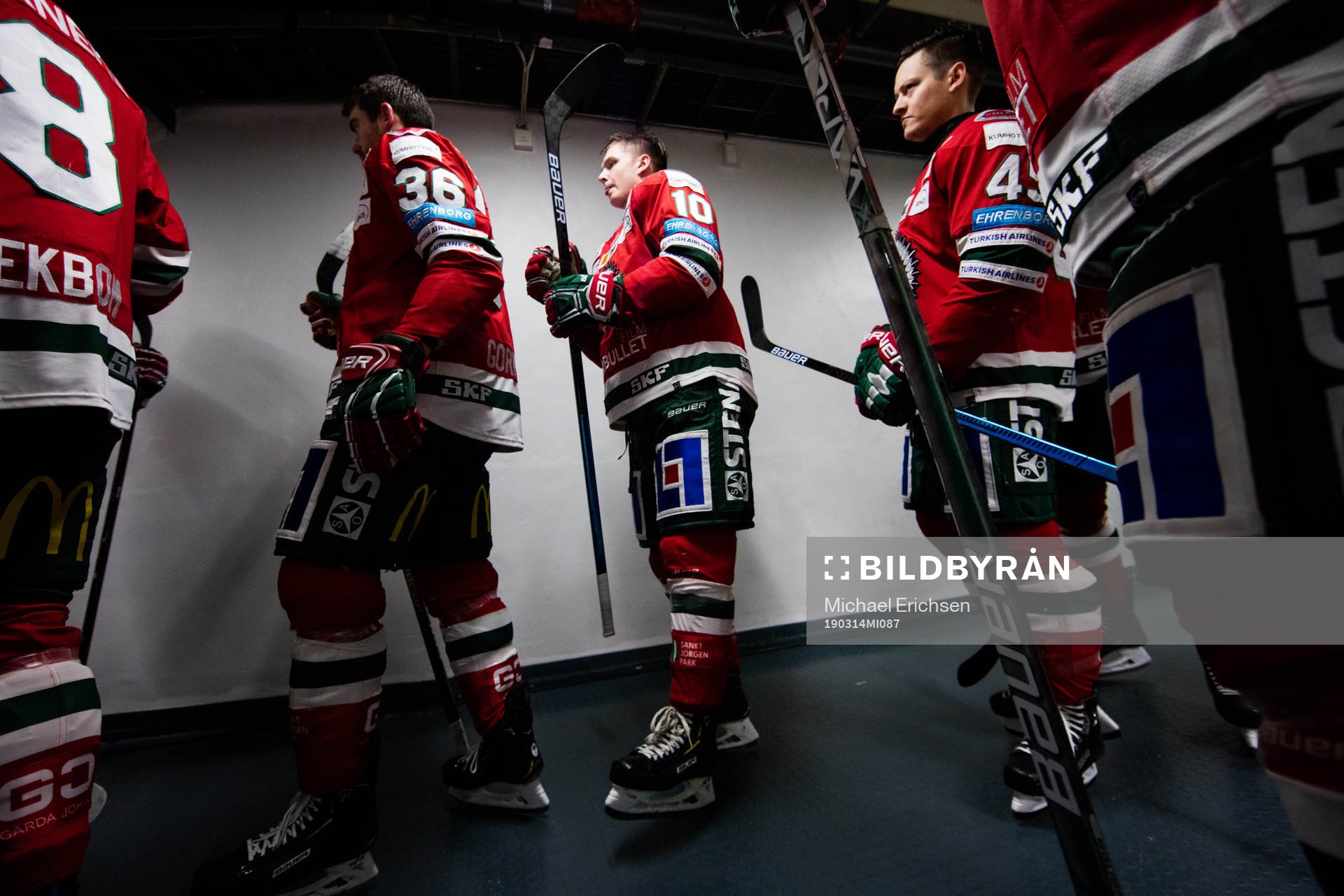 Frölundas Brandon Gormley, Gustav Lindström och Rhett
