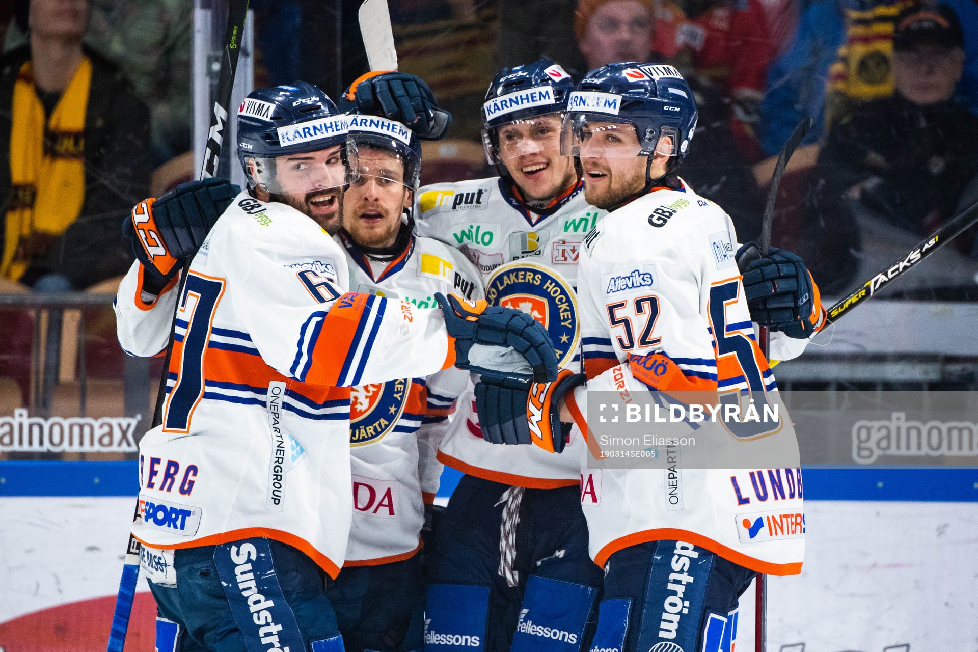 Växjös Linus Fröberg, Brendan Shinnimin, Dominik Bokk