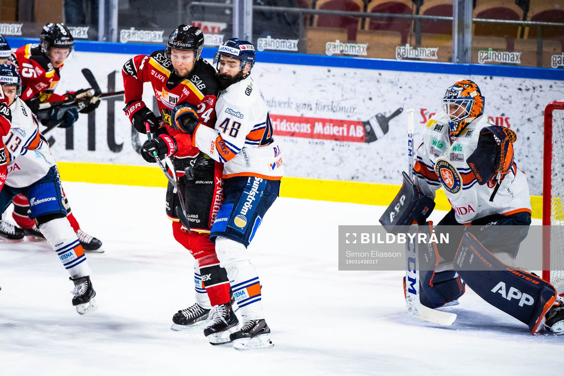 Luleås Johan Harju styr in 1-1