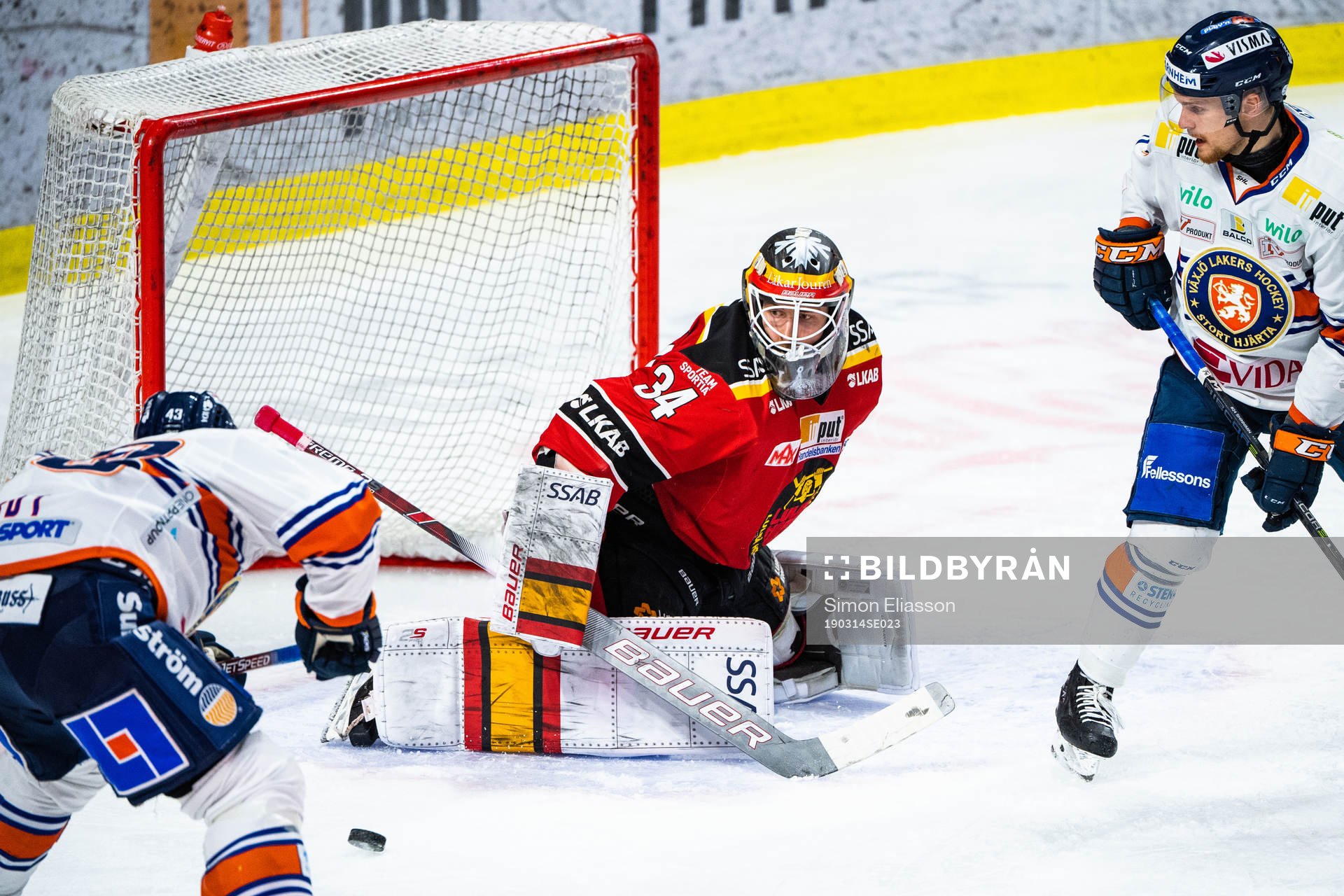 Växjös Nichlas Hardt och Brendan Shinnimin och Luleås