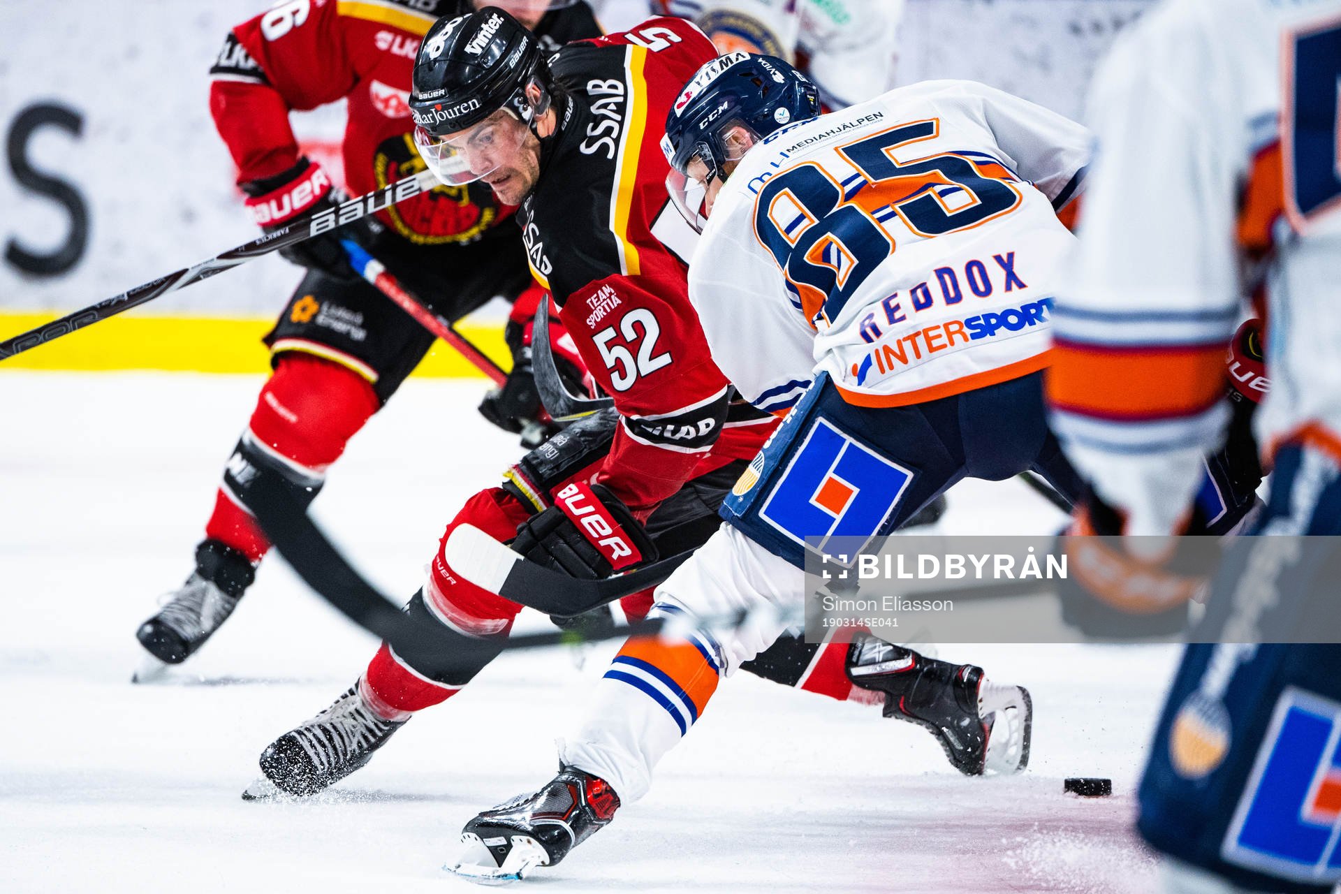 Luleås Karl Fabricius och Växjös Liam Reddox