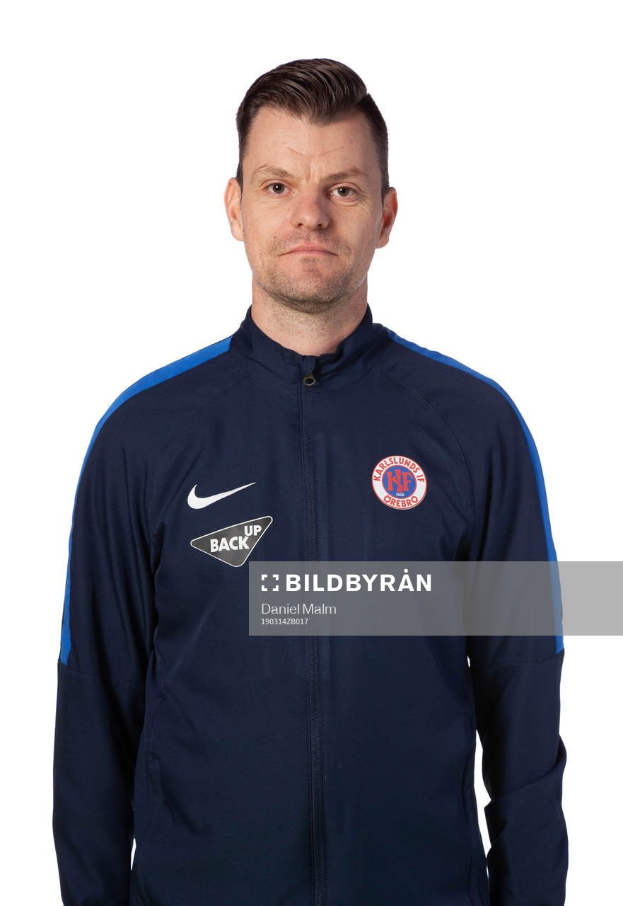 Örebros tränare Stefan Ärnsved poserar för ett porträtt den 14 mars 2019 i Örebro.