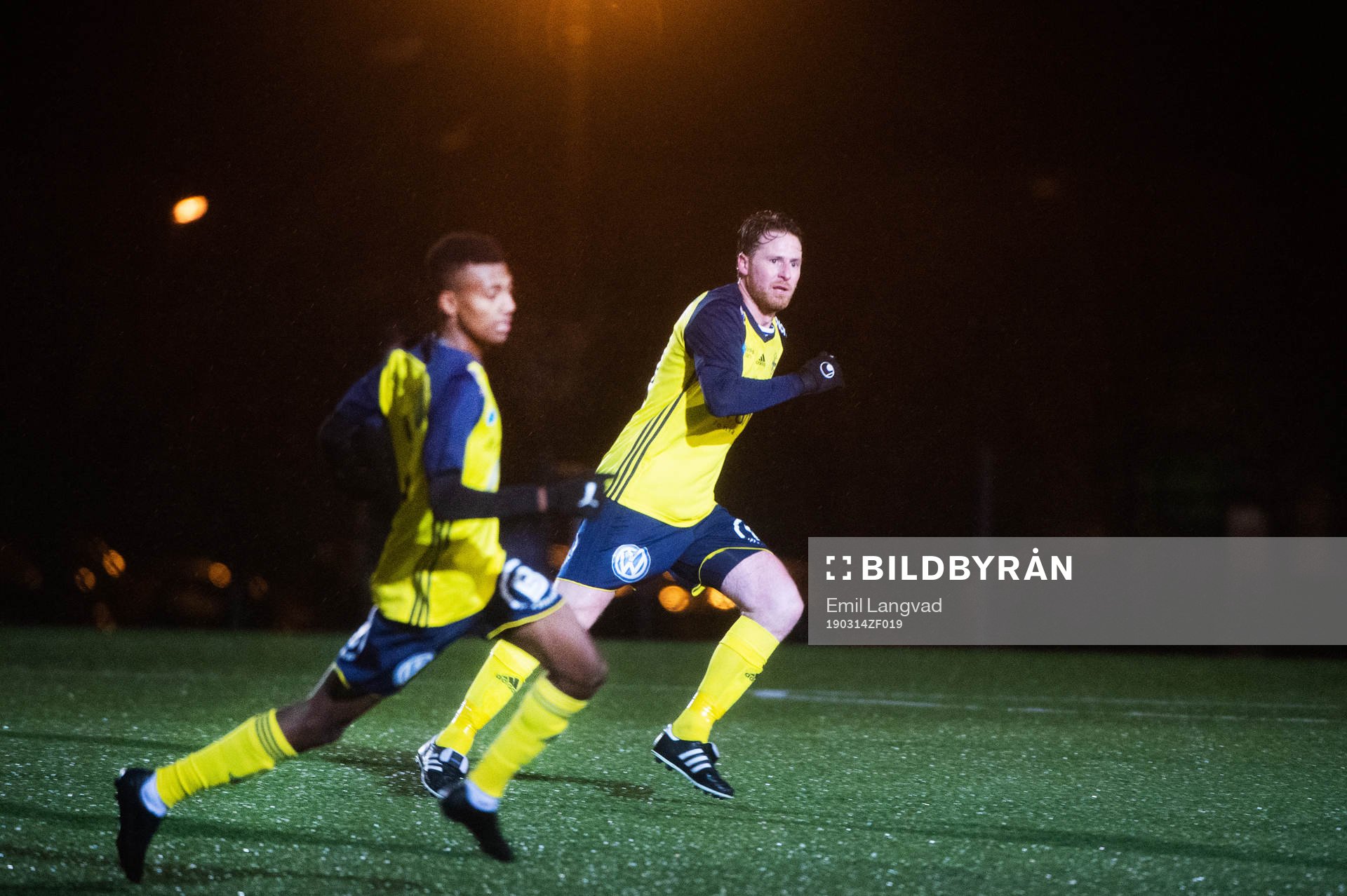 Ängelholms Josef Getachew och Björn Westerblad
