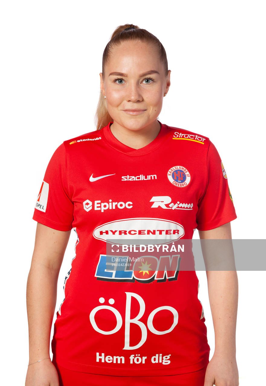 Örebros Ellen Karlsson poserar för ett porträtt den 14 mars 2019 i Örebro.