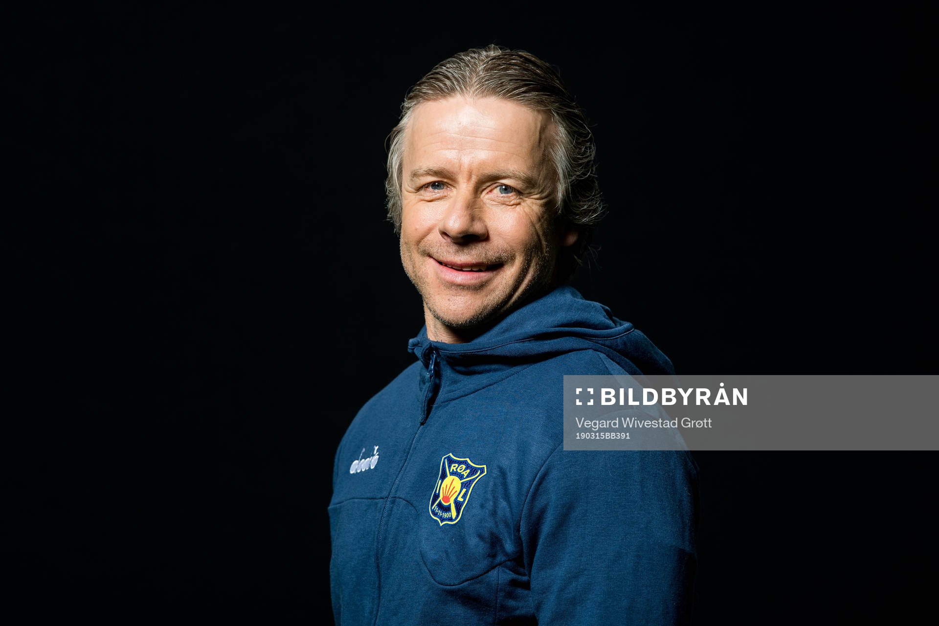 Geir Nordby, head coach of Røa, poses for a portrait