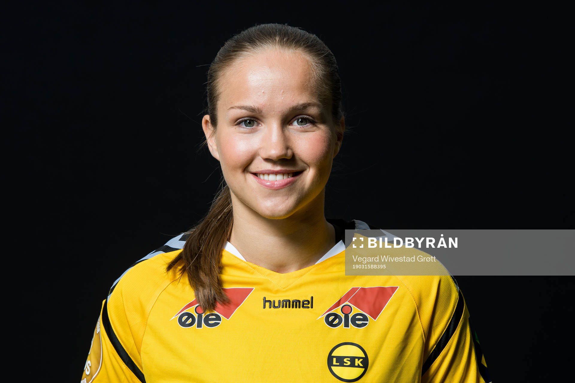 Guro Reiten of LSK Kvinner poses for a portrait