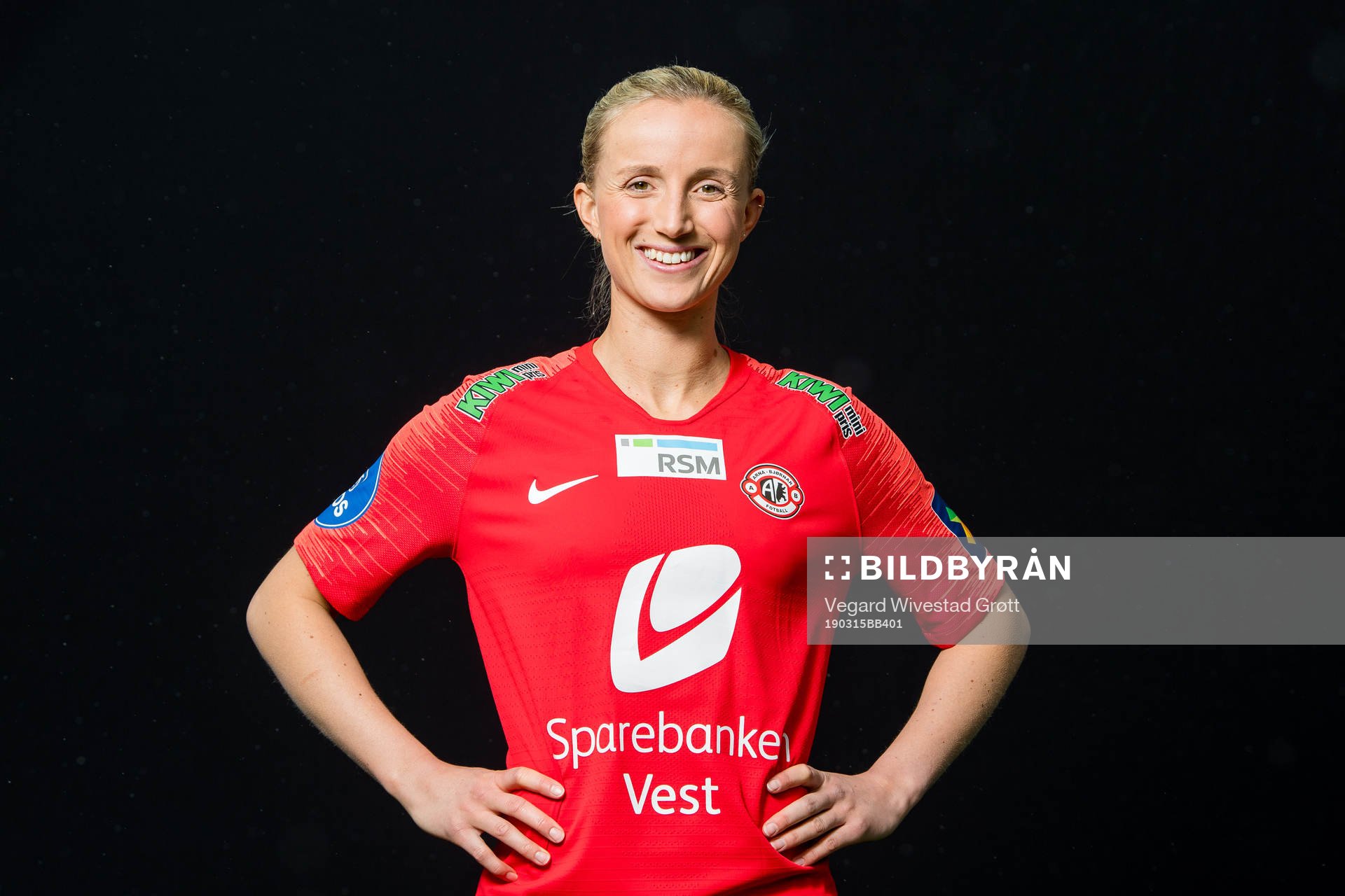 Helene Gloppen of Arna-Bjørnar poses for a portrait