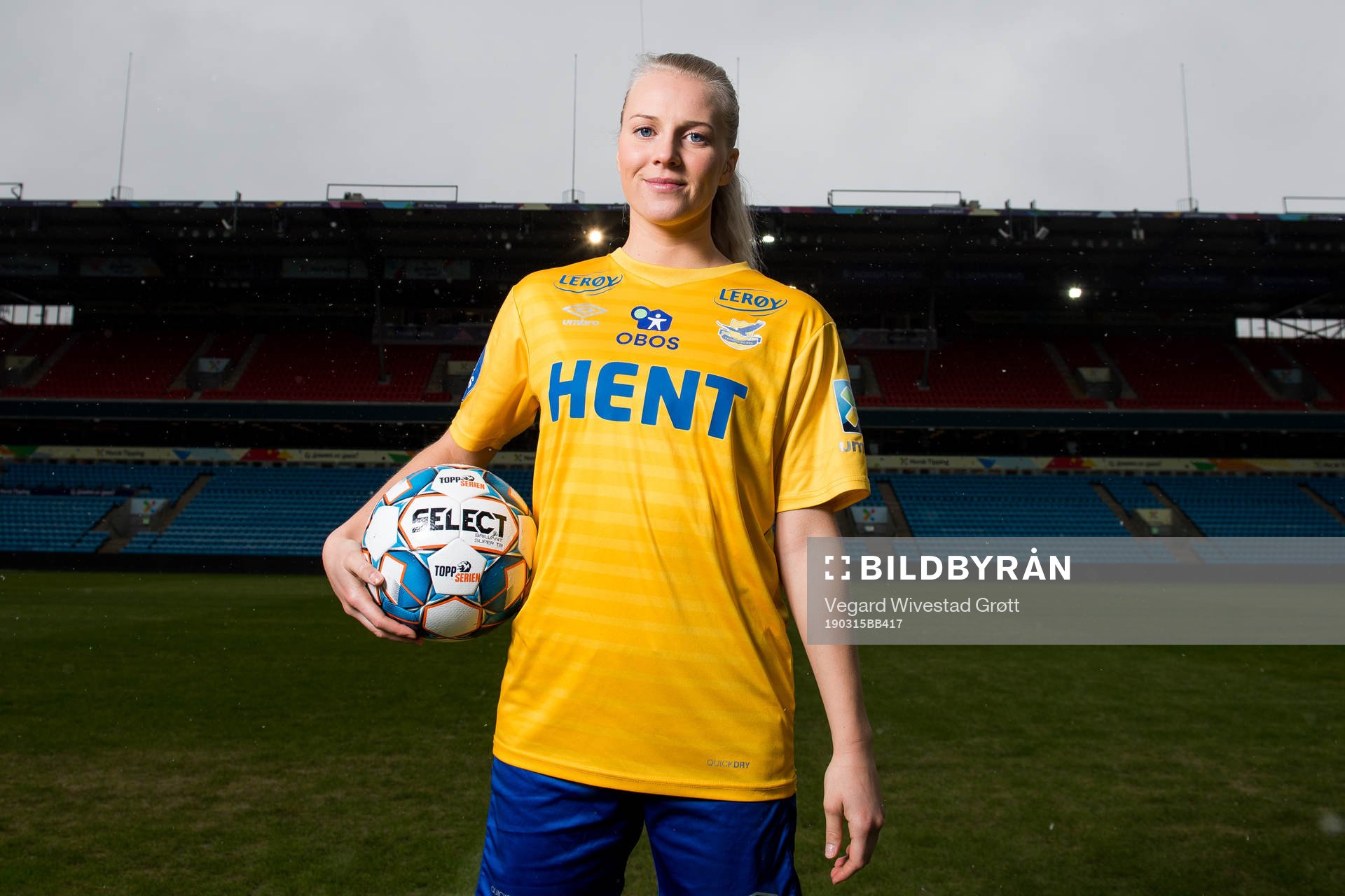 Mali Lilleås Næss of Trondheims-Ørn poses for a portrait