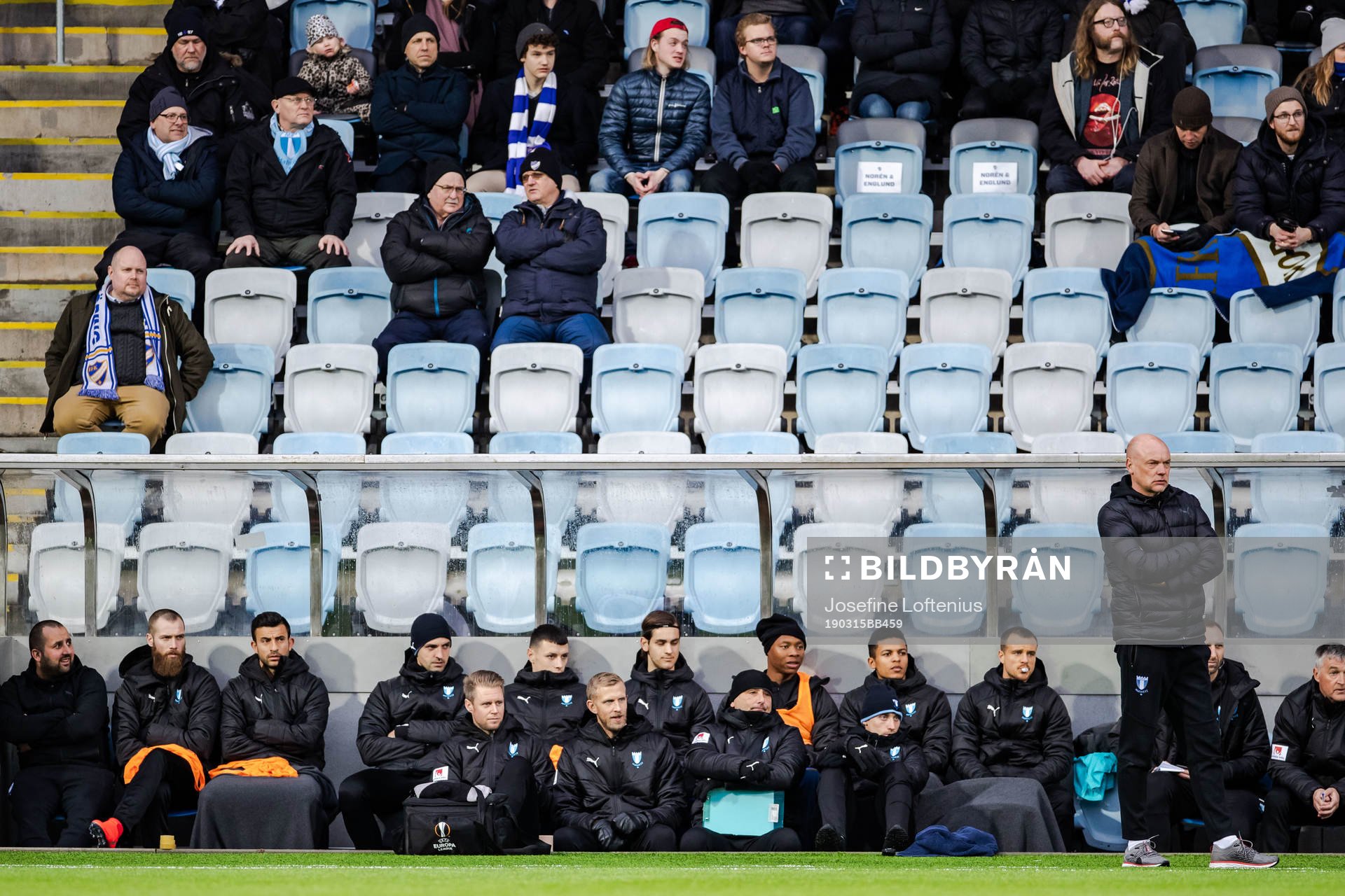 Malmö FFs bänk