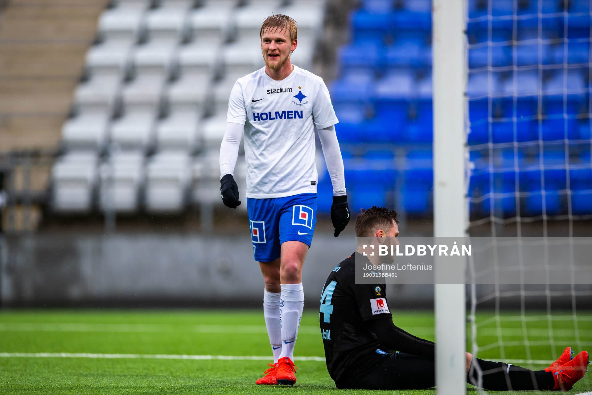 IFK Norrköpings Kalle Holmberg jublar