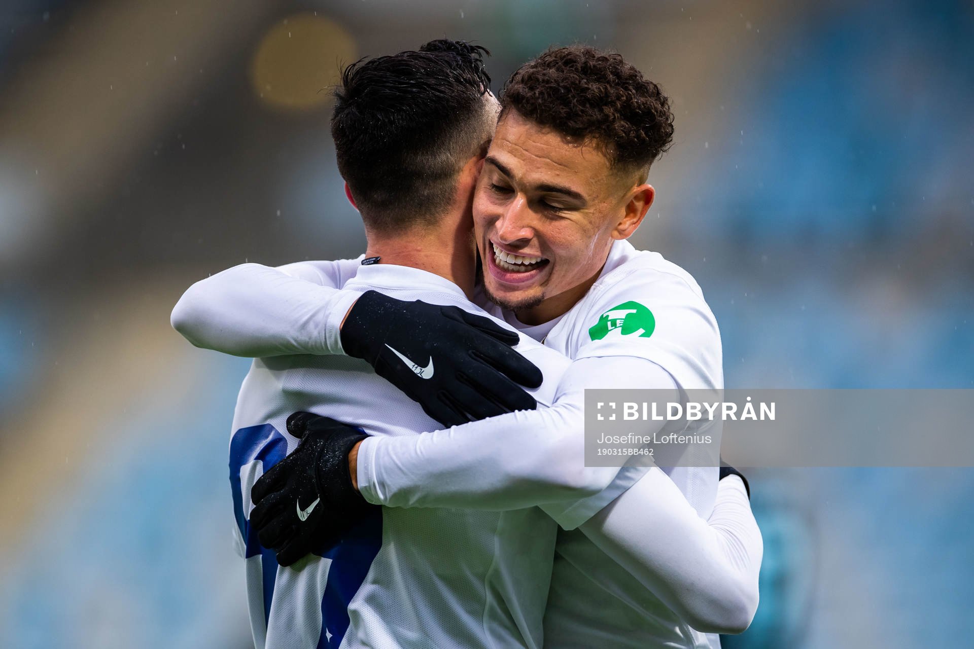 IFK Norrköpings Jordan Larsson och Sead Haksabanovic jublar