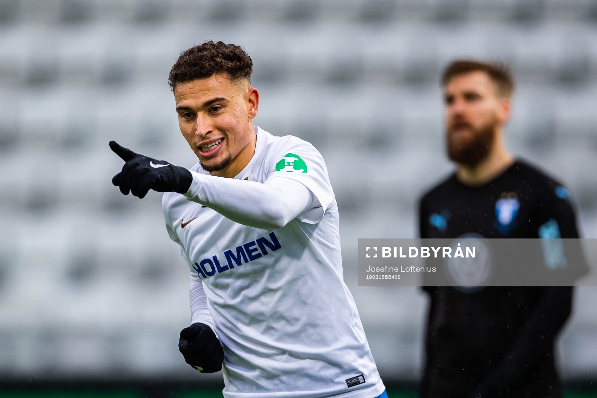 IFK Norrköpings Jordan Larsson jublar