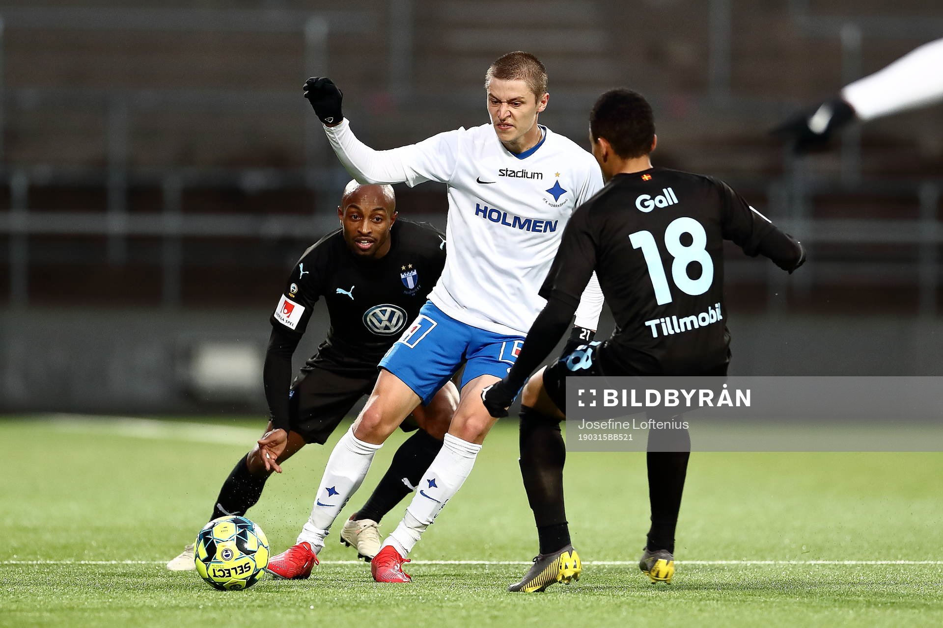 IFK Norrköpings Simon Thern, Malmö FFs Fouad Bachirou och