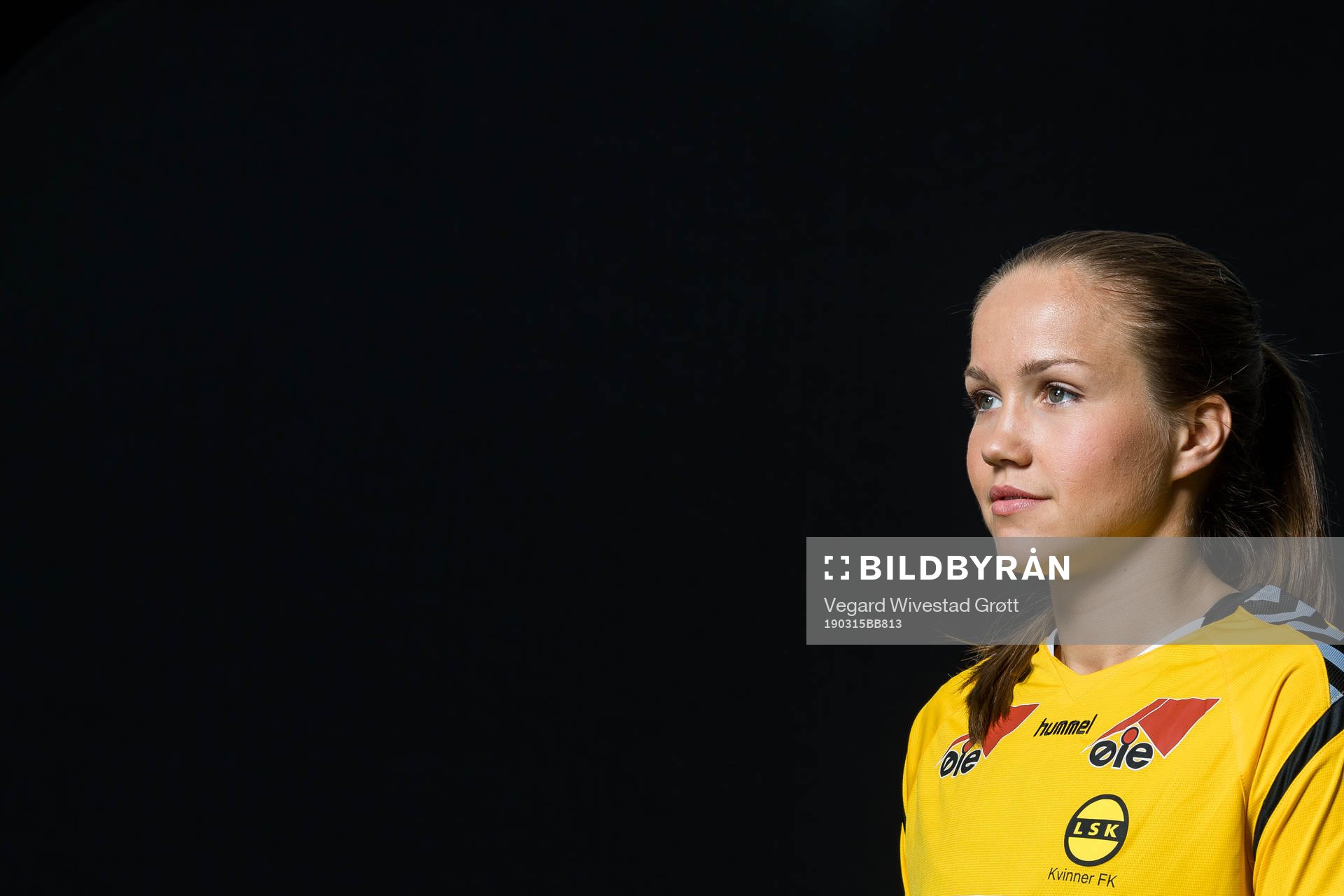 Guro Reiten of LSK Kvinner poses for a portrait