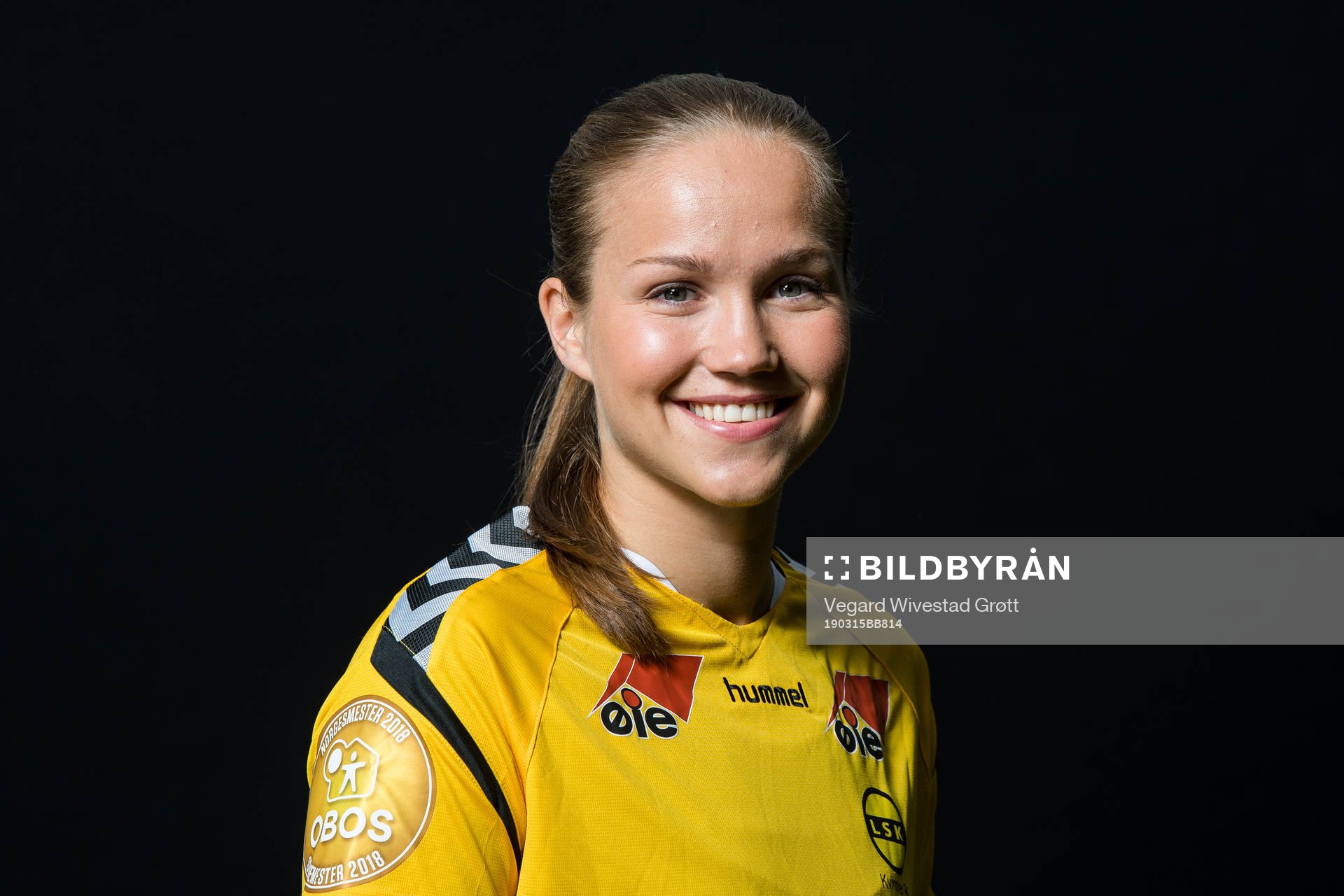 Guro Reiten of LSK Kvinner poses for a portrait