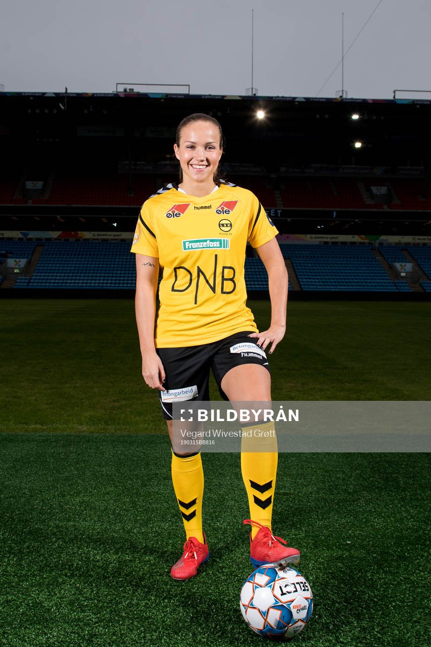 Guro Reiten of LSK Kvinner poses for a portrait