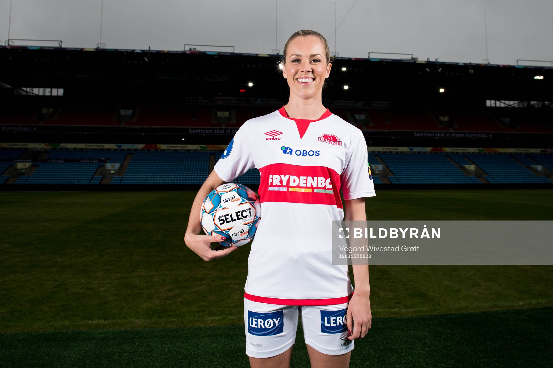 Stine Hovland of Sandviken poses for a portrait