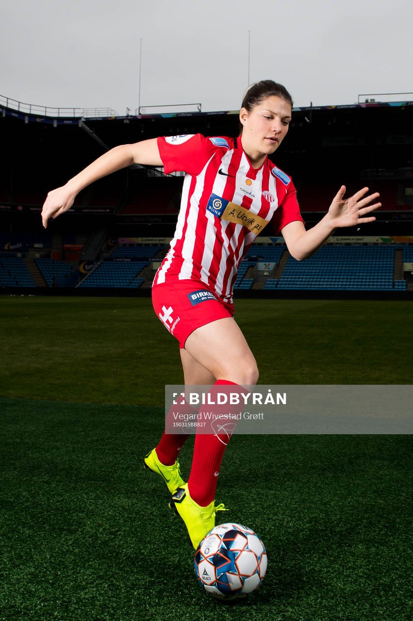 Dejana Stefanovic of Avaldsnes poses for a portrait