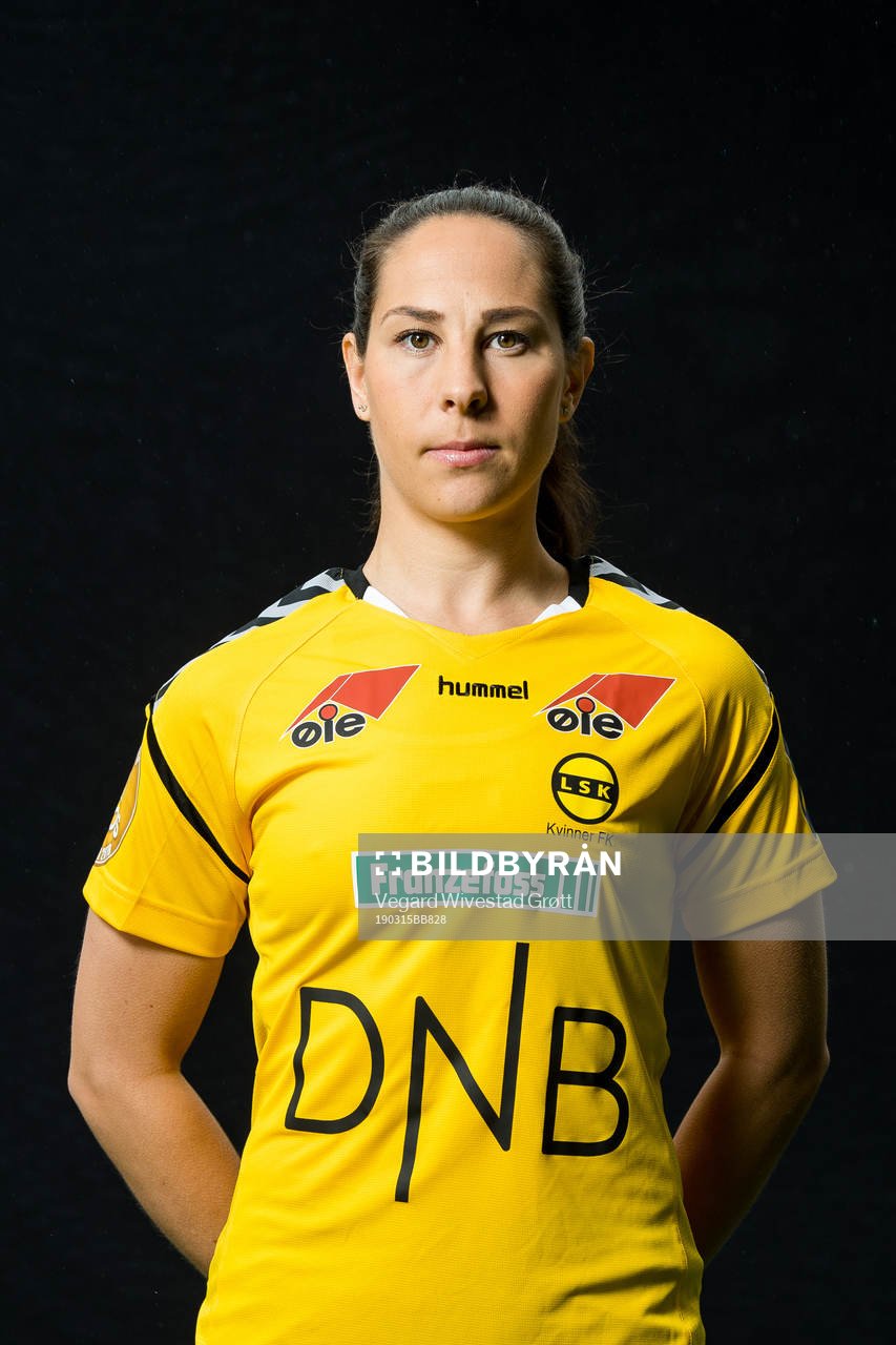 Ingrid Moe Wold of LSK Kvinner poses for a portrait