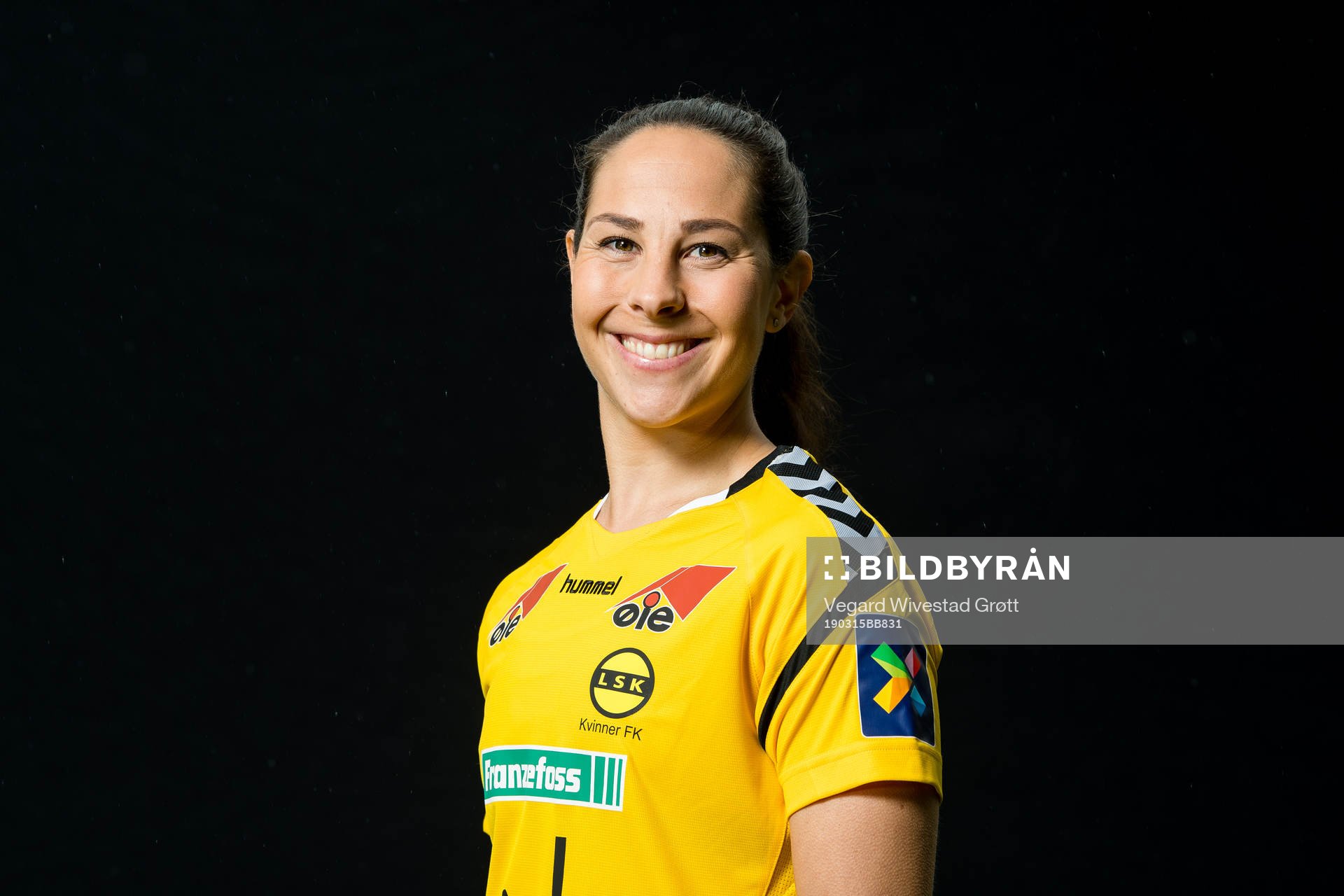 Ingrid Moe Wold of LSK Kvinner poses for a portrait