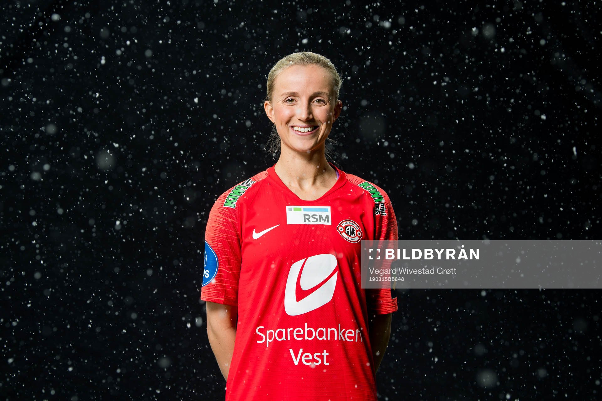 Helene Gloppen of Arna-Bjørnar poses for a portrait