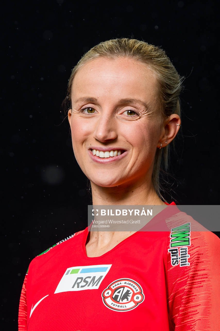 Helene Gloppen of Arna-Bjørnar poses for a portrait