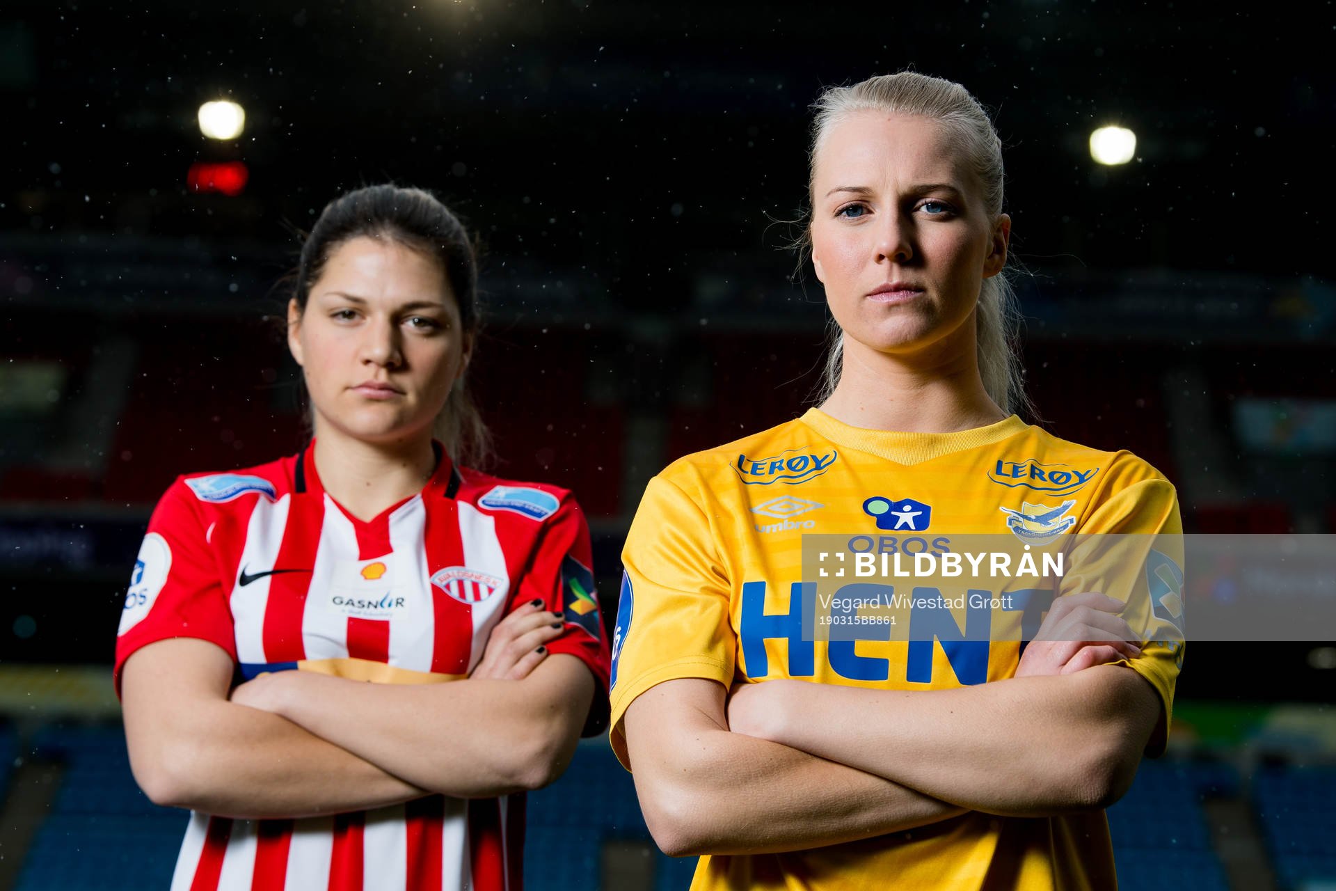 Dejana Stefanovic of Avaldsnes and Mali Lilleås Næss of