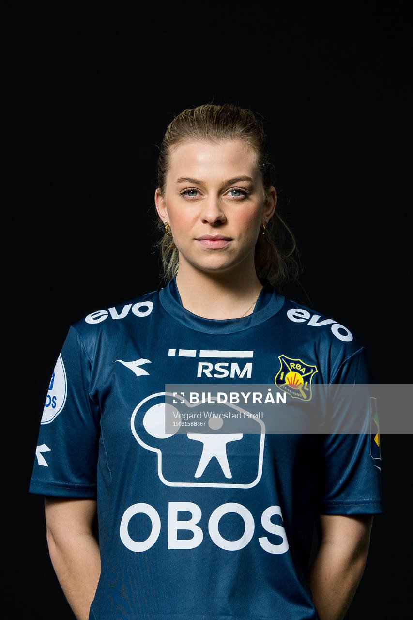 Ingrid Kvernvolden of Røa poses for a portrait during a press event on March 15, 2019 in Oslo.