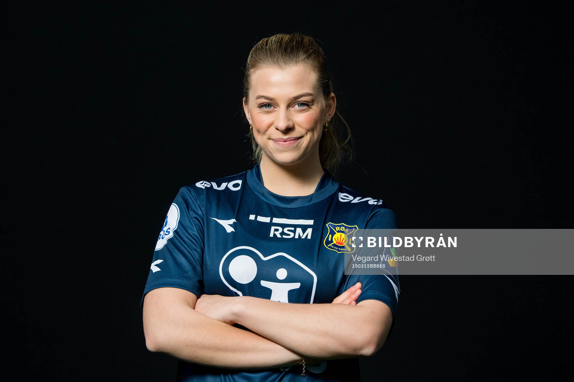 Ingrid Kvernvolden of Røa poses for a portrait during a press event on March 15, 2019 in Oslo.