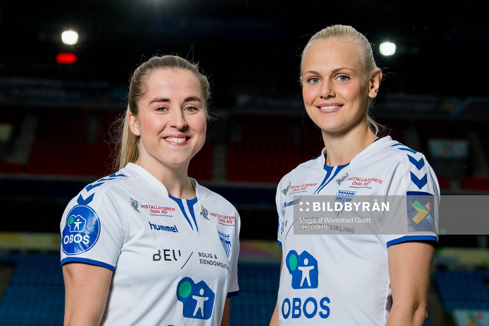 Sigrid Heien Hansen and Karina Sævik of Kolbotn pose for a