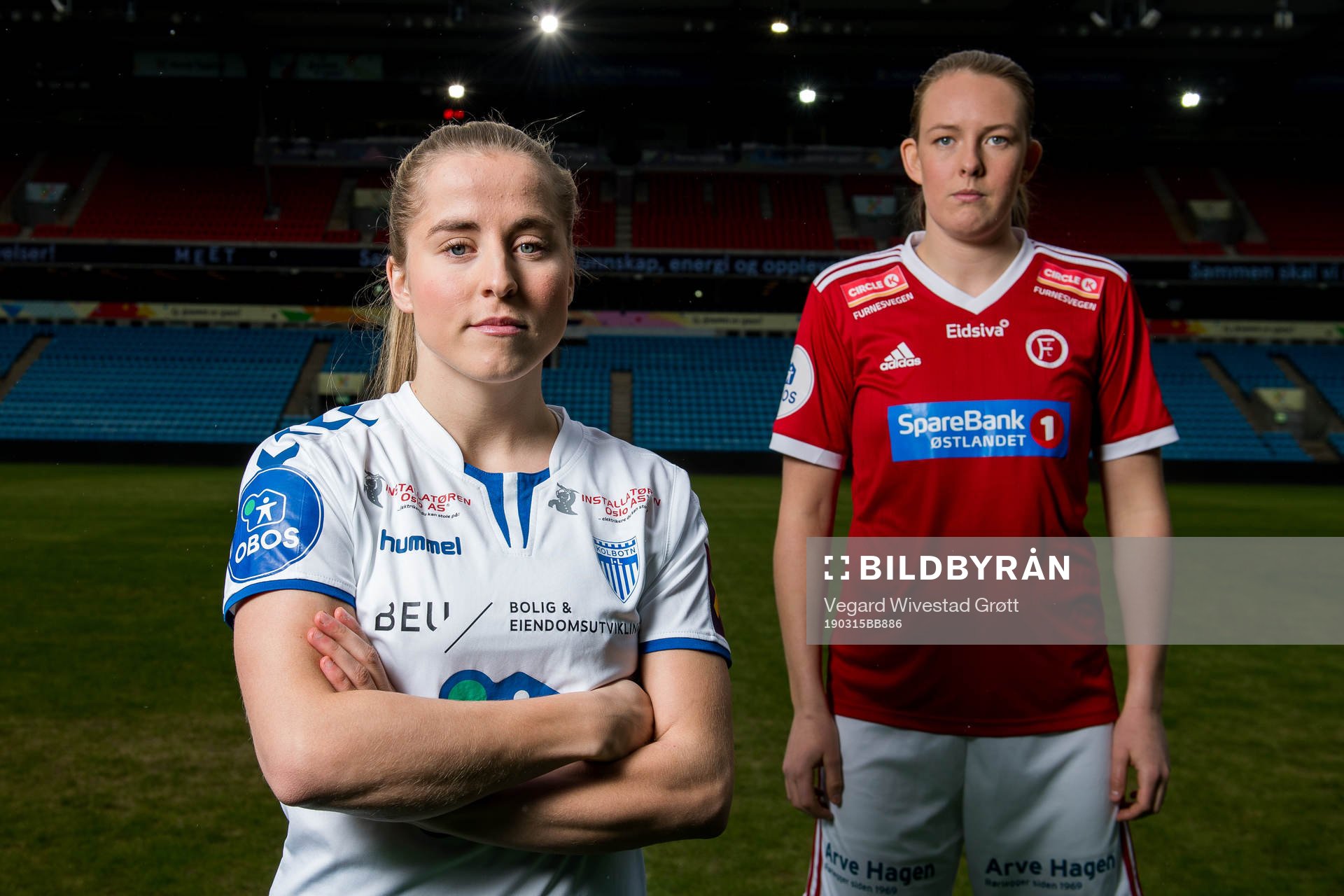Sigrid Heien Hansen and Sigrid Bloch-Hansen of Fart pose