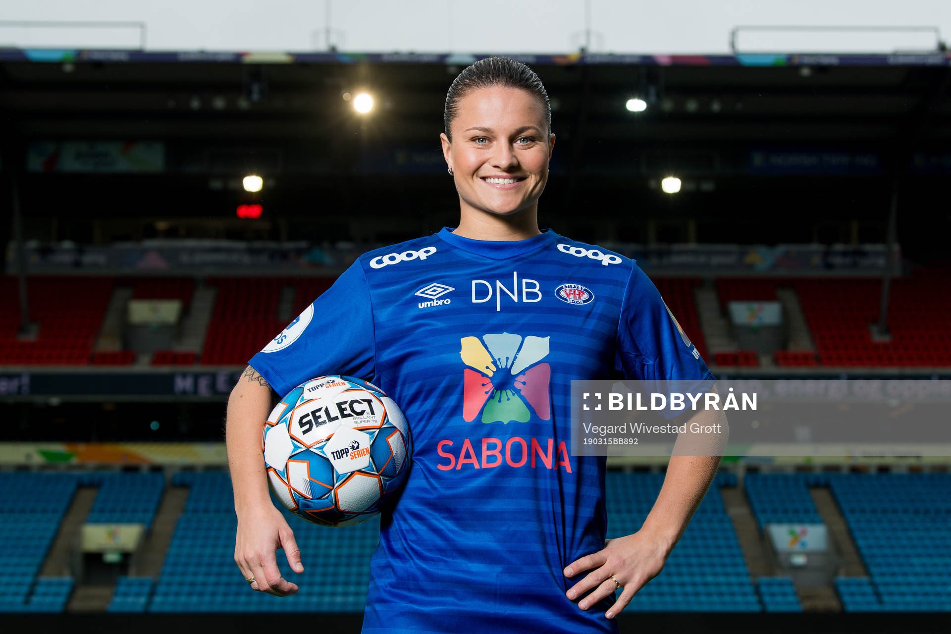 Sherida Spitse of Vålerenga poses for a portrait