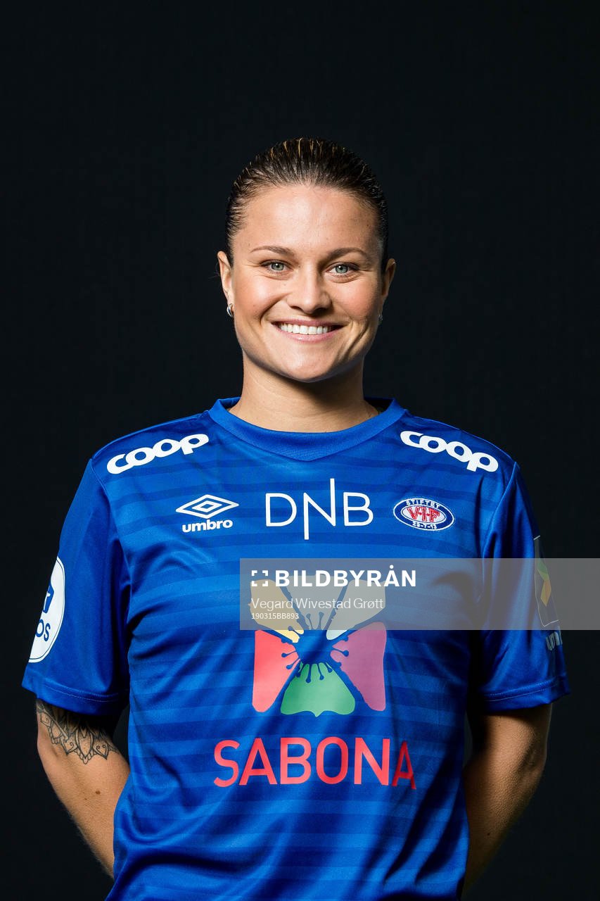 Sherida Spitse of Vålerenga poses for a portrait